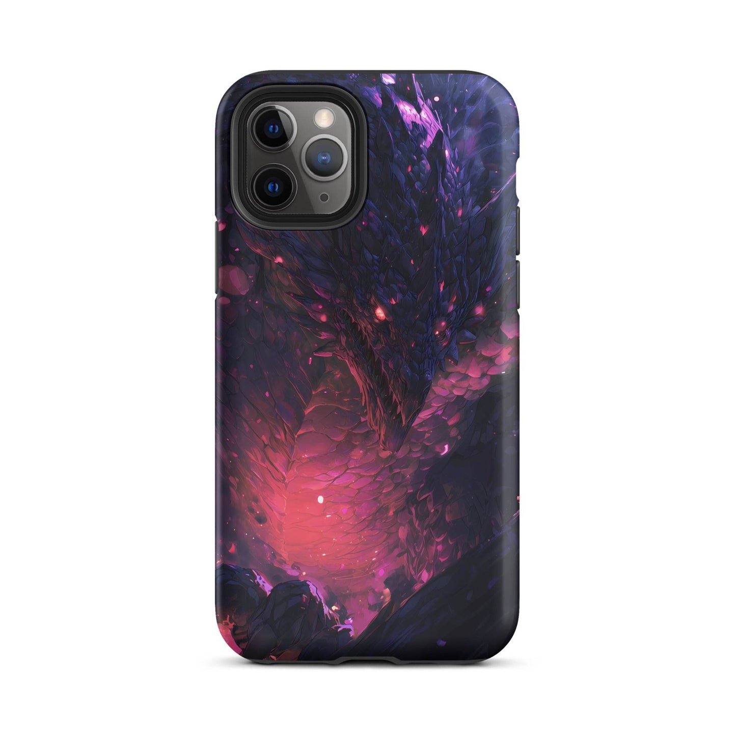 Darkness Dragon: The Void Warden Tough Case for iPhone® - Chromavolt