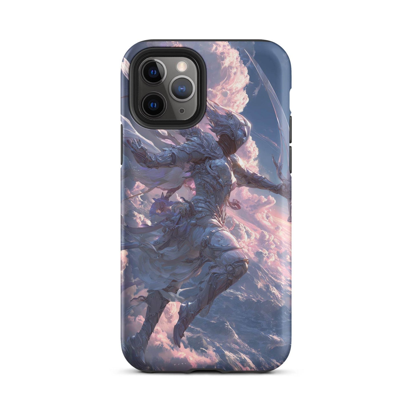 Wind Elemental Knight, Original Anime Art Tough Case for iPhone® - Chromavolt