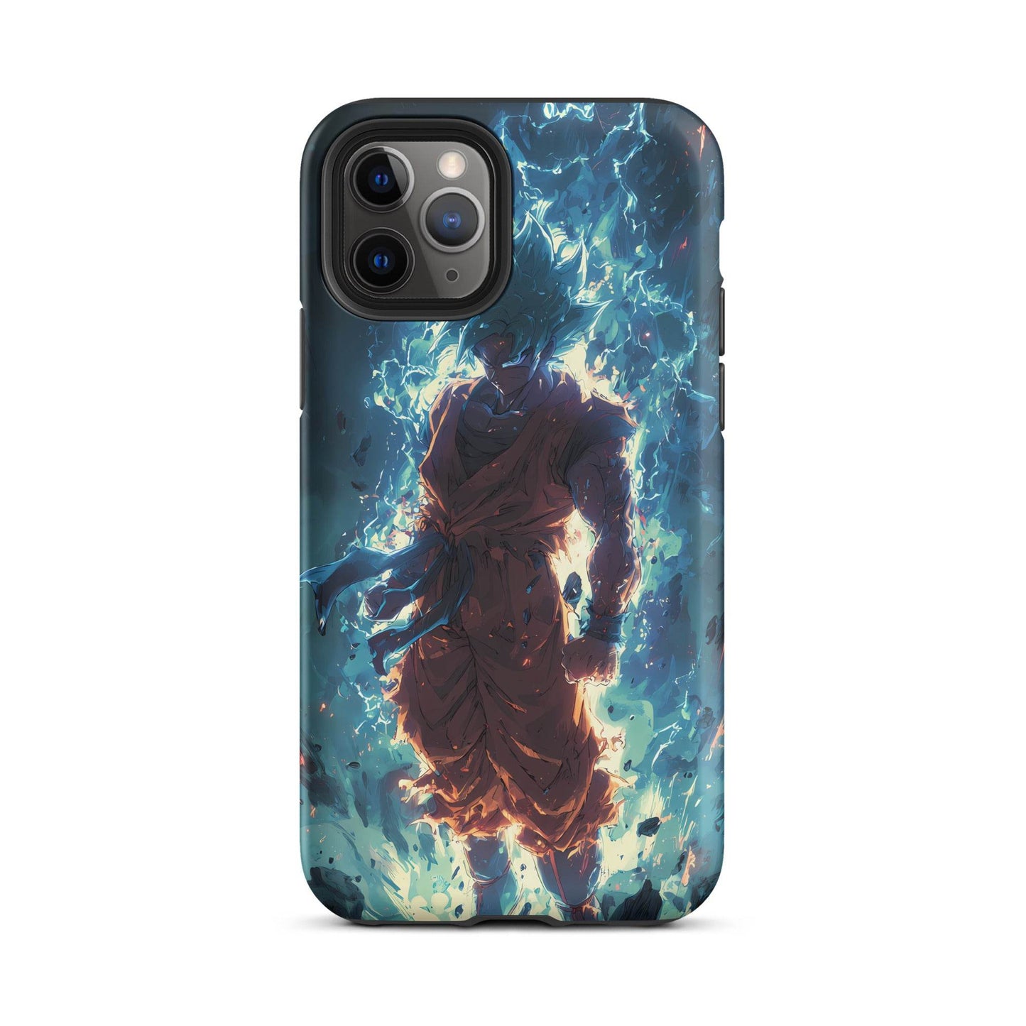 Super Saiyan Blue Goku, Dragon Ball Super Anime Fan Art Tough Case for iPhone® - Chromavolt