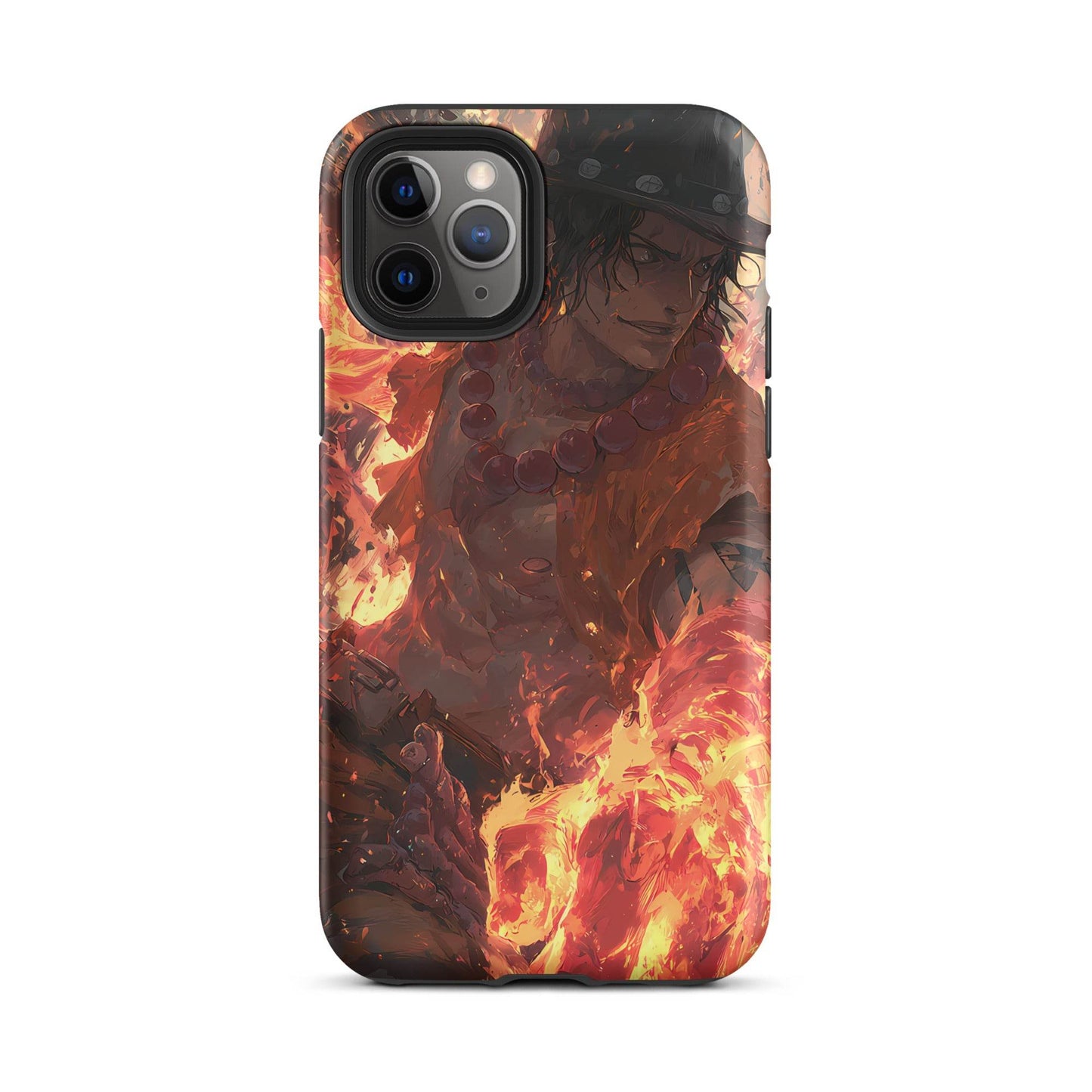 Fire Fist Ace, One Piece Portgas D. Ace Anime Fan Art Tough Case for iPhone® - Chromavolt