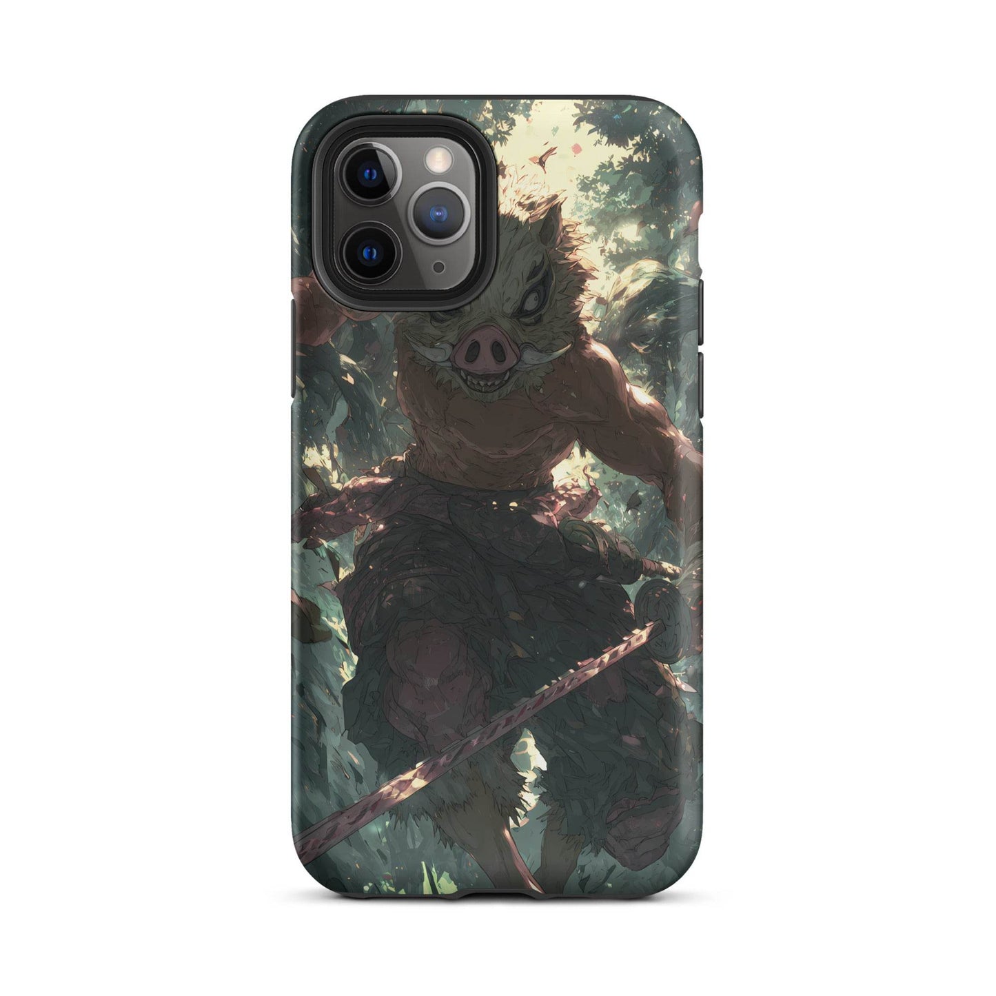 Inosuke Hashibira Demon Slayer Anime Fan Art Tough Case for iPhone® - Chromavolt