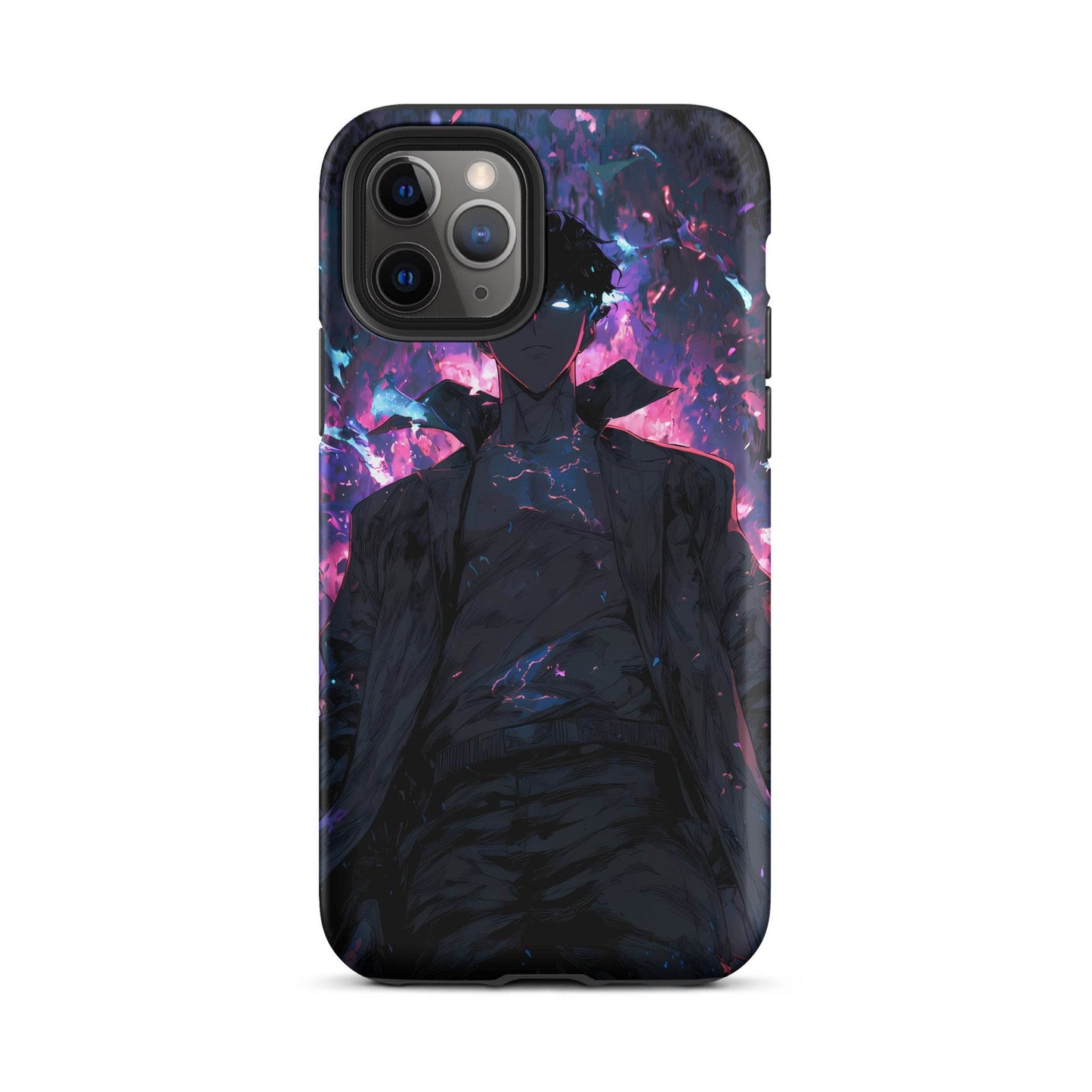 Solo Leveling Sung Jin Woo Anime Fan Art Tough Case for iPhone® - Chromavolt