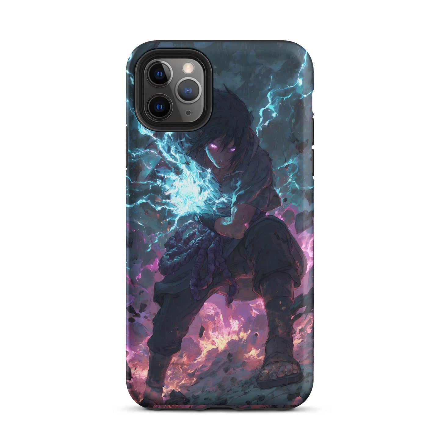 Sasuke Uchiha Chidori, Naruto Shippuden Tough Case for iPhone® - Chromavolt