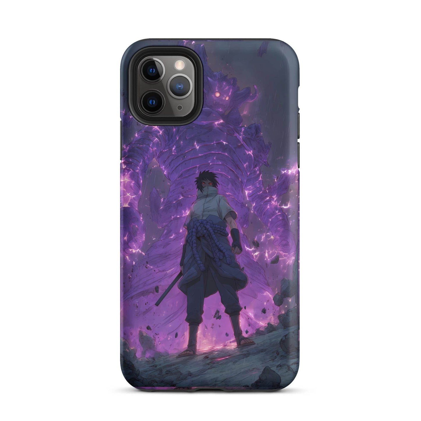 Susanoo Sasuke Uchiha, Naruto Shippuden Mangekyo Sharingan Tough Case for iPhone® - Chromavolt