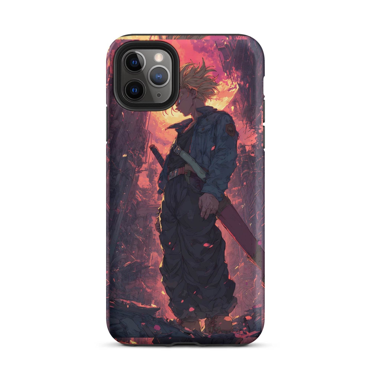 Super Saiyan Trunks Dragon Ball Z Tough Case for iPhone® - Chromavolt