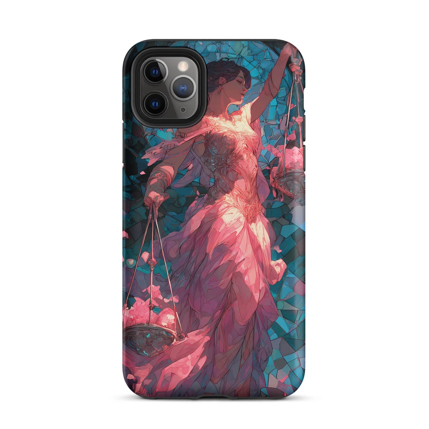Libra Zodiac Sign Fan Art Tough Case for iPhone® - Chromavolt