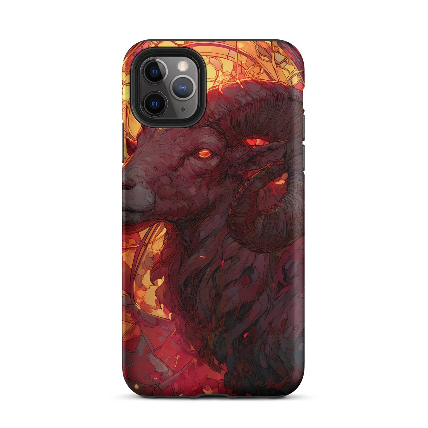 Aries Zodiac Sign Fan Art Tough Case for iPhone® - Chromavolt