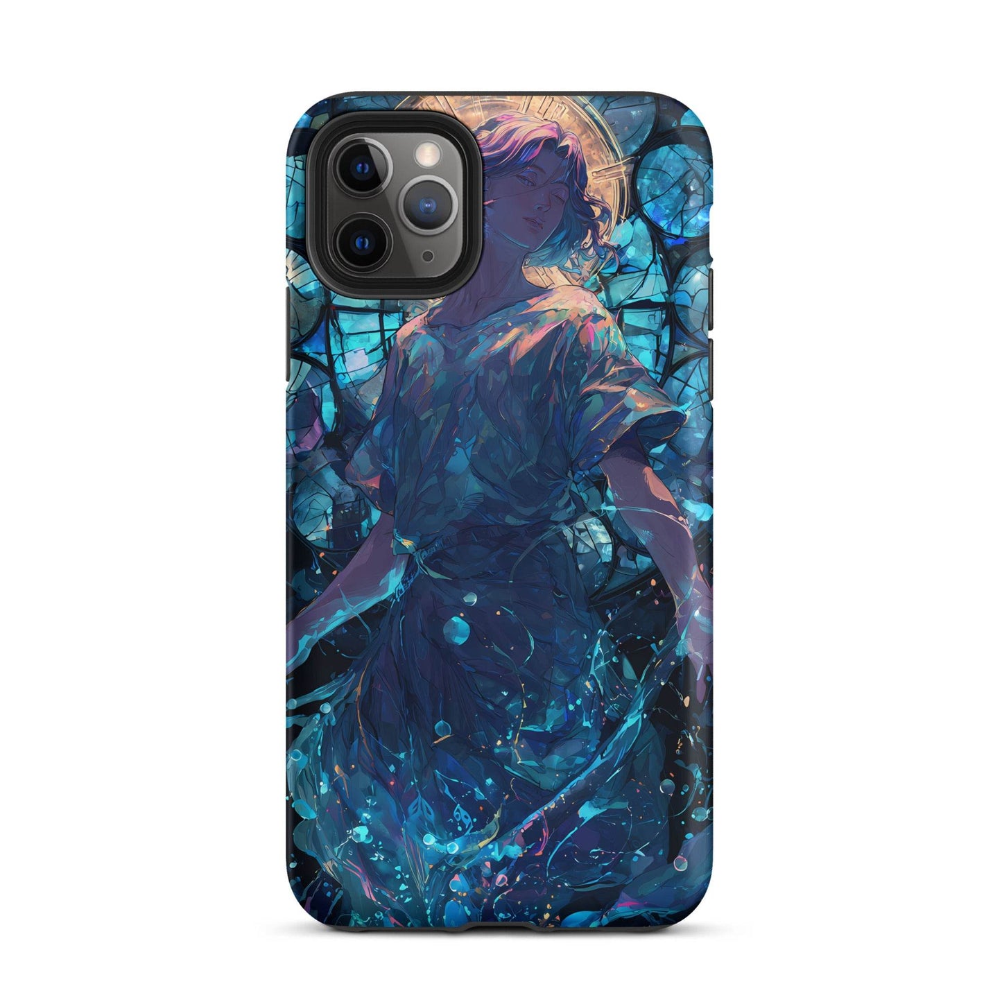 Aquarius Zodiac Sign Fan Art Tough Case for iPhone® - Chromavolt