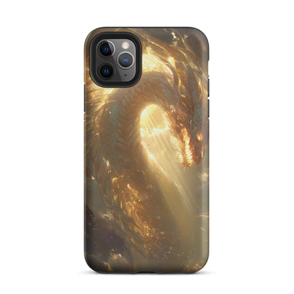 Light Dragon: The Celestial Flame Tough Case for iPhone® - Chromavolt