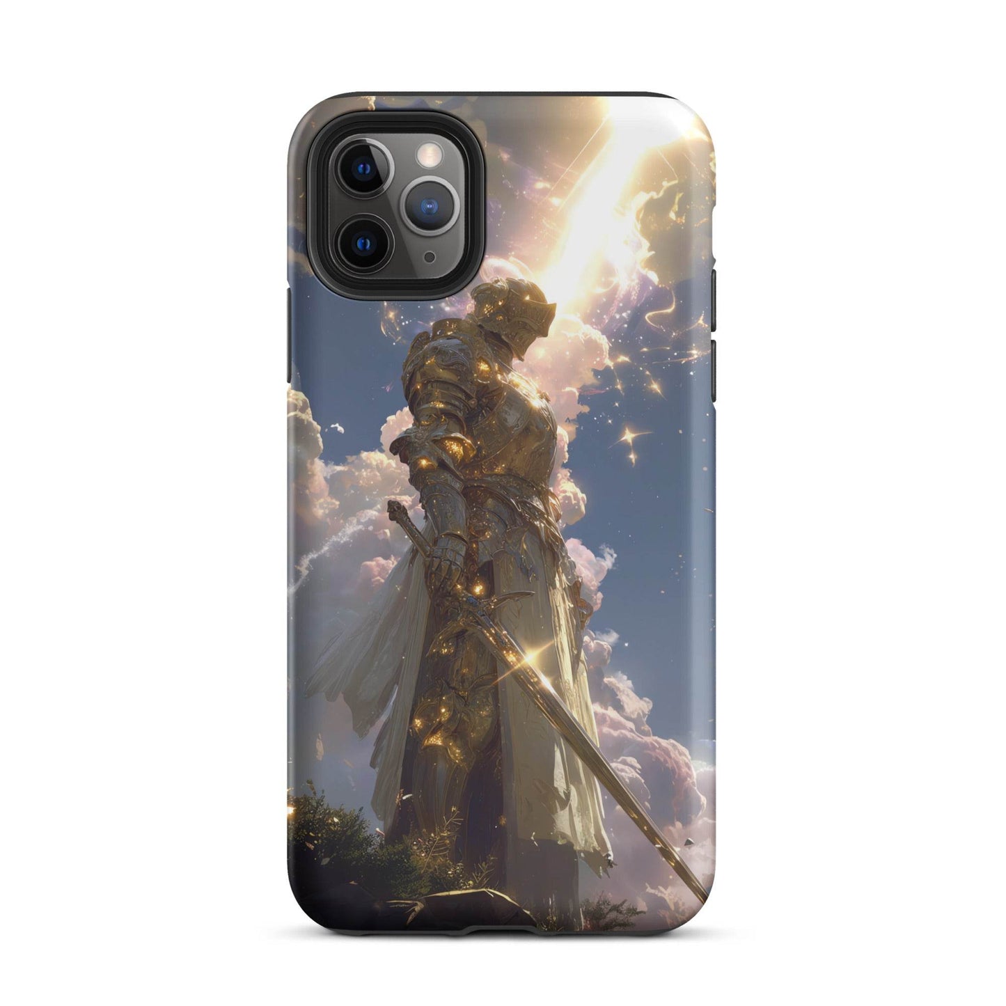Light Elemental Knight, Original Anime Art Tough Case for iPhone® - Chromavolt