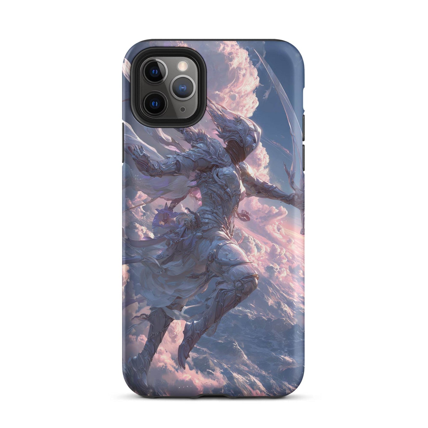 Wind Elemental Knight, Original Anime Art Tough Case for iPhone® - Chromavolt