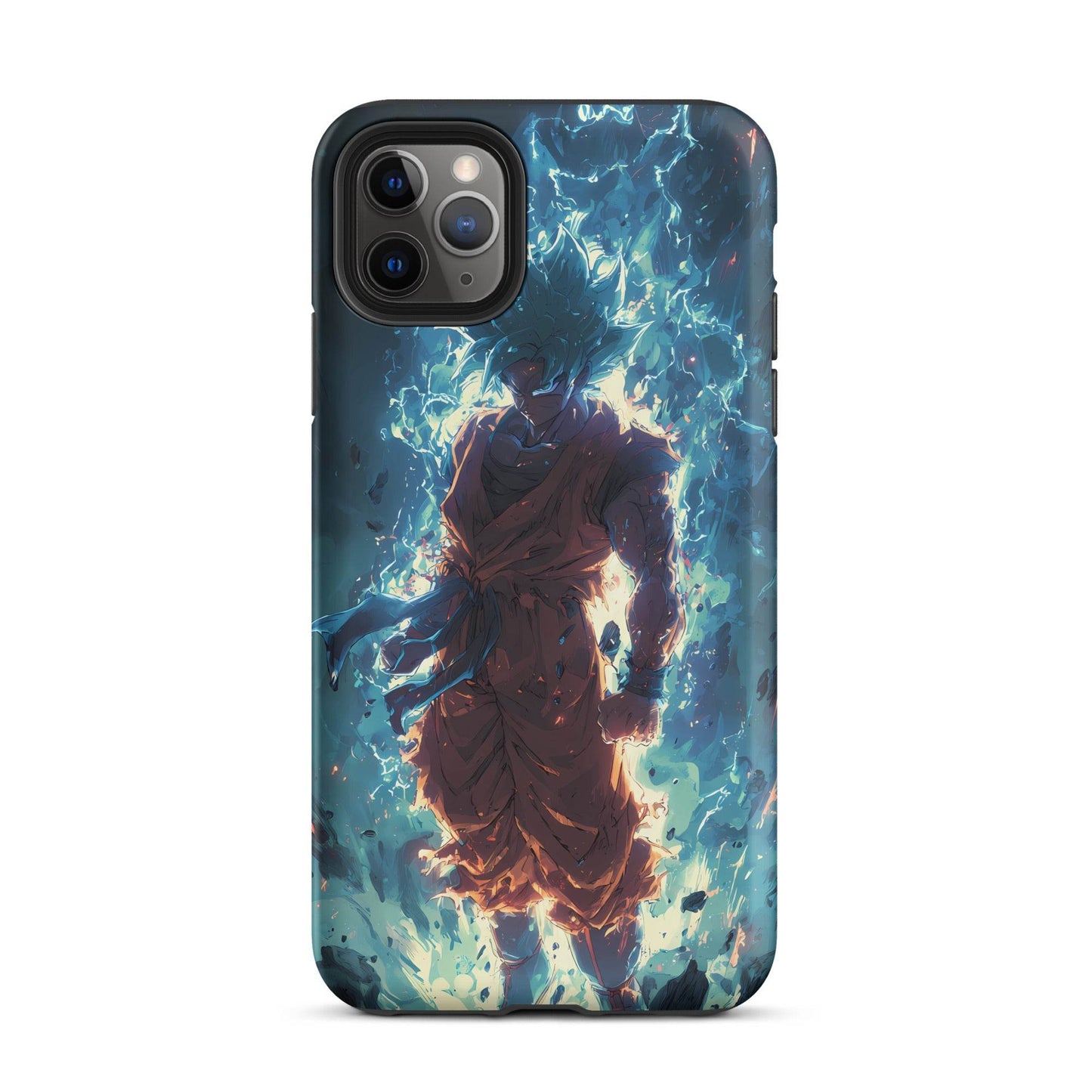 Super Saiyan Blue Goku, Dragon Ball Super Anime Fan Art Tough Case for iPhone® - Chromavolt
