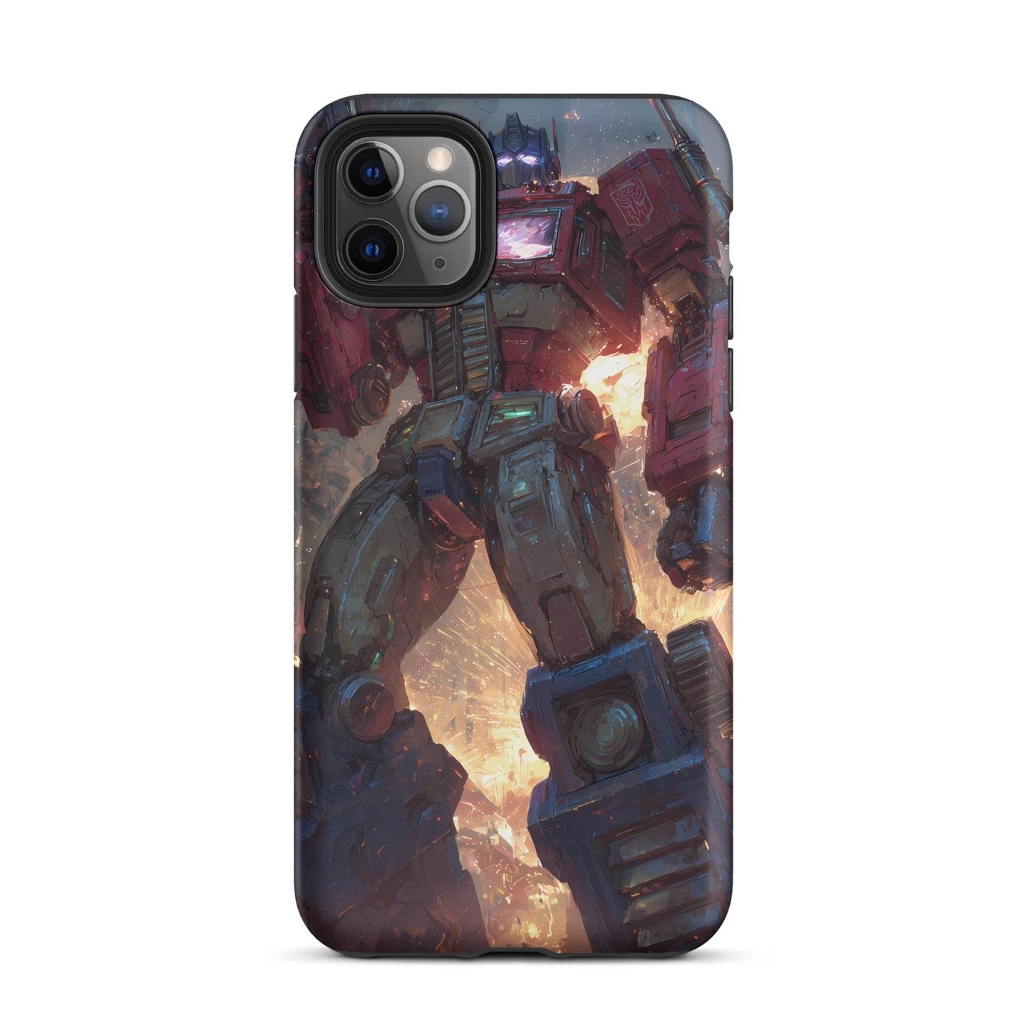 Optimus Prime Transformers Anime Fan Art Tough Case for iPhone® - Chromavolt