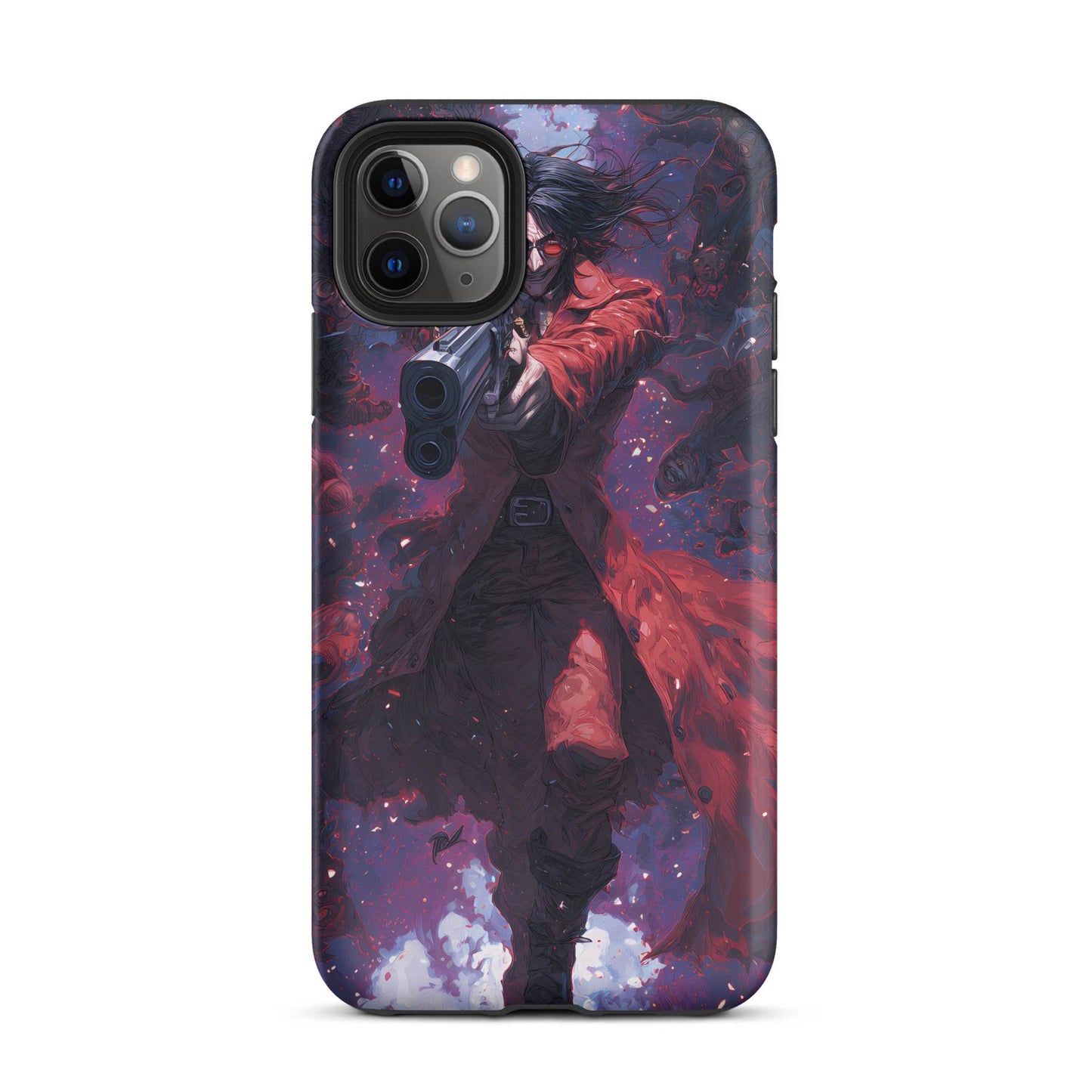 Alucard Hellsing Anime Fan Art Tough Case for iPhone® - Chromavolt