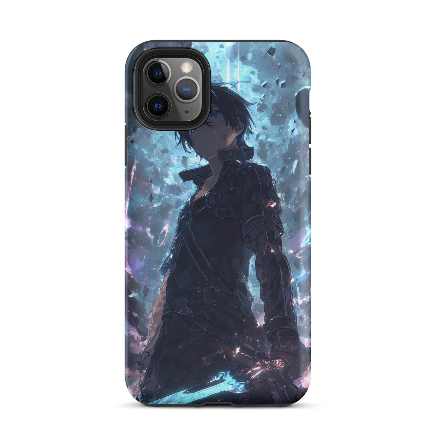 Kirito Kirigaya Sword Art Online Anime Fan Art Tough Case for iPhone® - Chromavolt