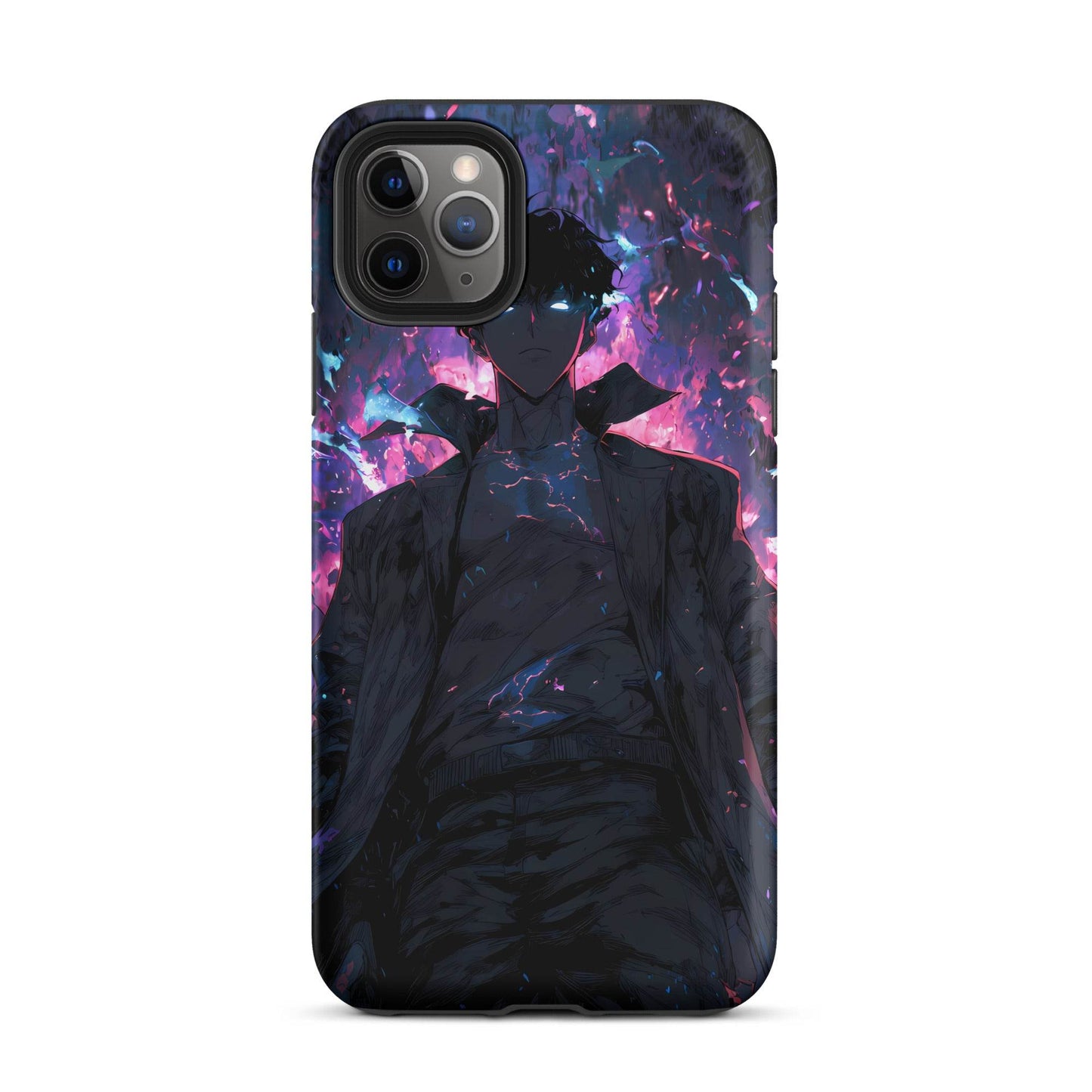 Solo Leveling Sung Jin Woo Anime Fan Art Tough Case for iPhone® - Chromavolt
