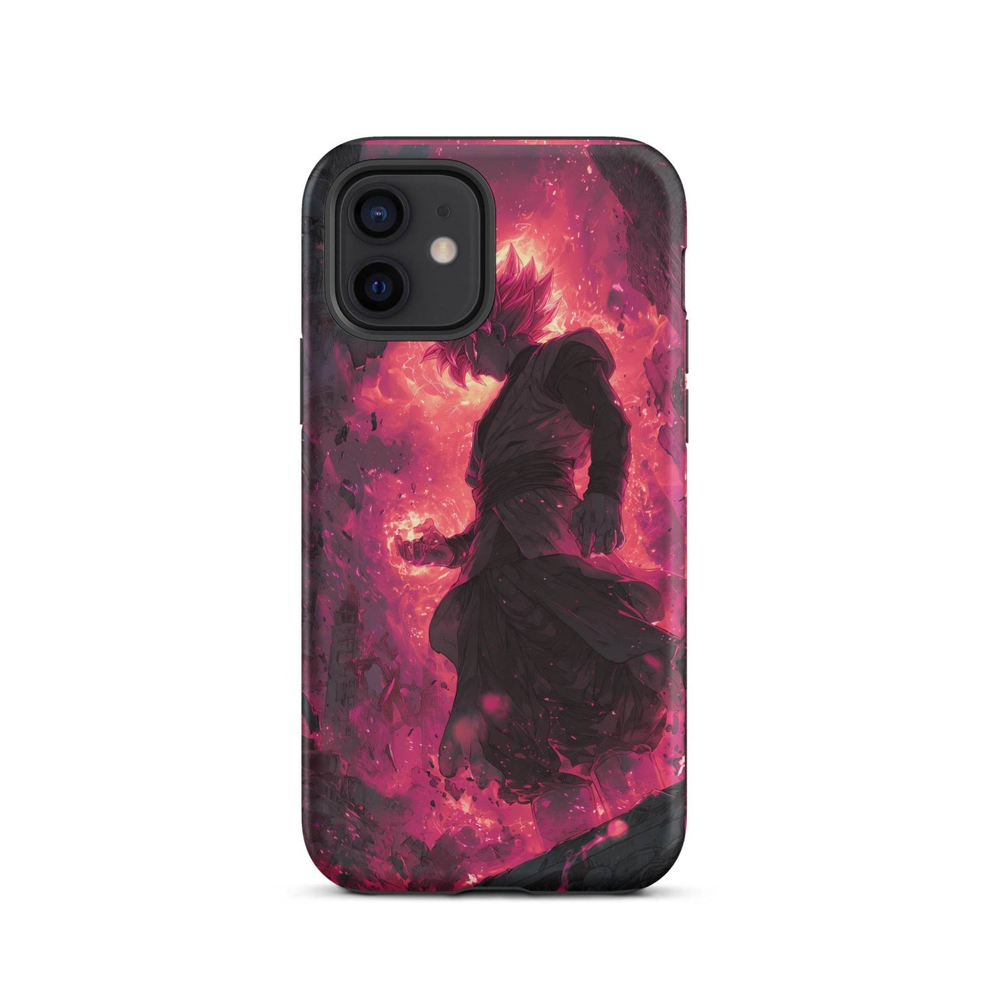 Zamasu Goku Black, Pink Rose Super Saiyan Dragon Ball Tough Case for iPhone® - Chromavolt