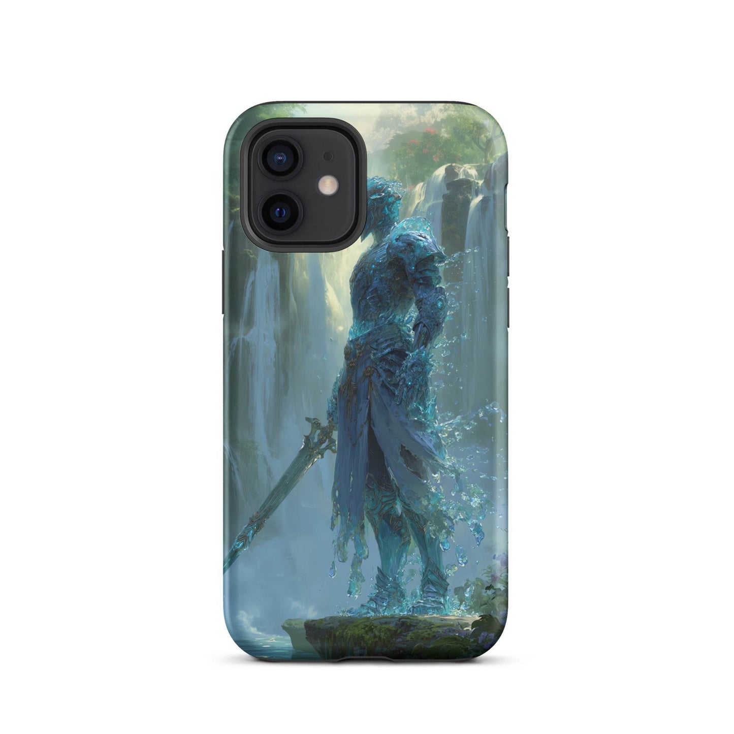Water Elemental Knight, Original Anime Art Tough Case for iPhone® - Chromavolt