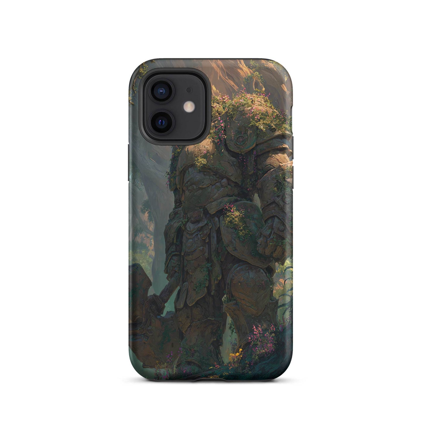 Earth Elemental Knight, Original Anime Art Tough Case for iPhone® - Chromavolt