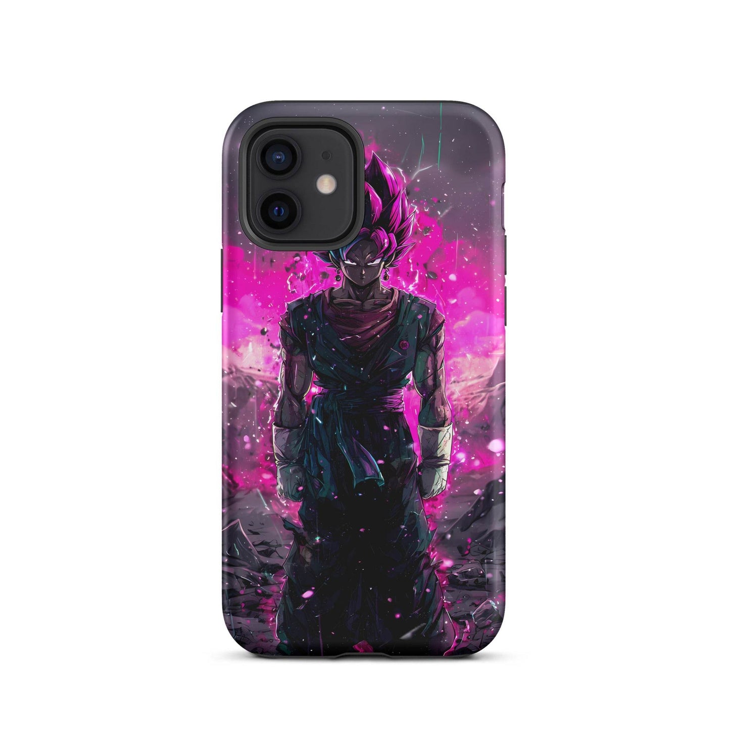 Super Saiyan Blue and Pink Rose Vegito, Dragon Ball Super Anime Fan Art Tough Case for iPhone® - Chromavolt