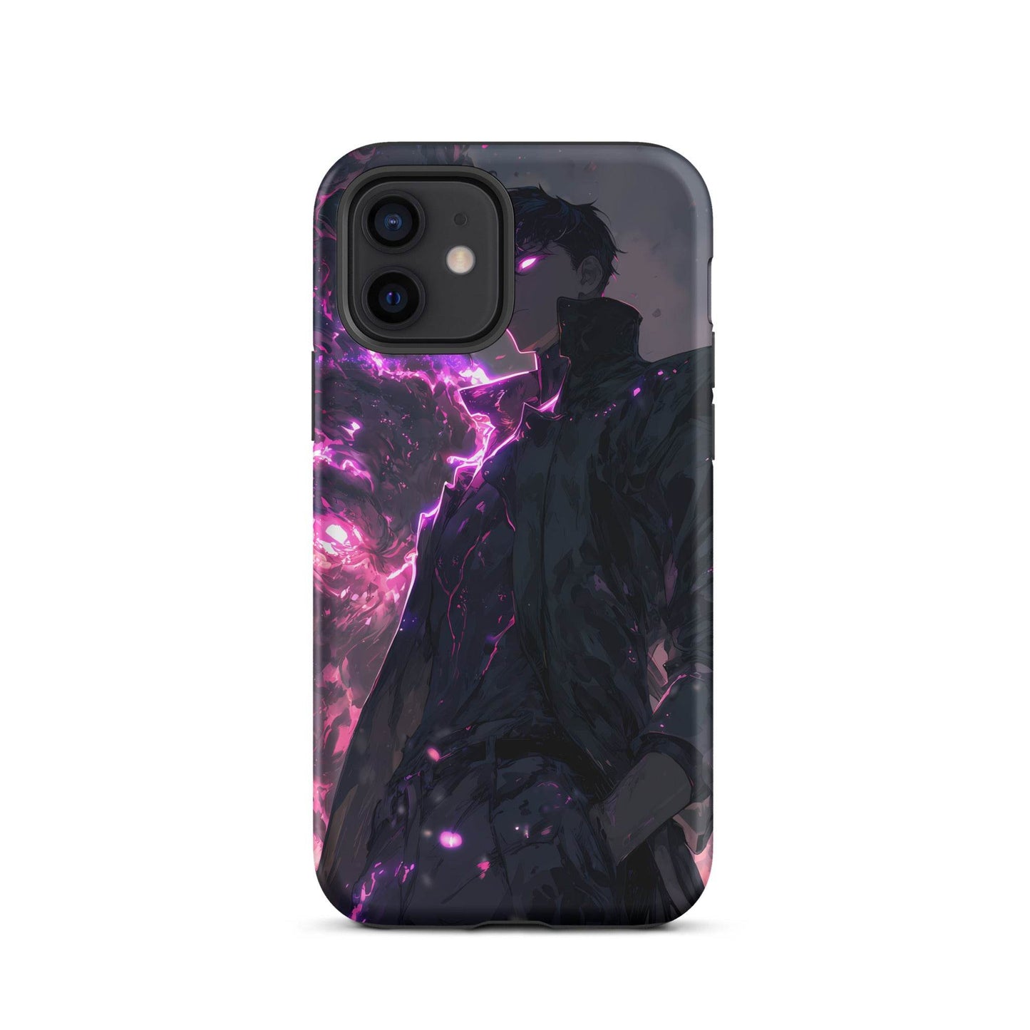 Solo Leveling Sung Jinwoo Shadow Monarch Anime Fan Art Tough Case for iPhone® - Chromavolt