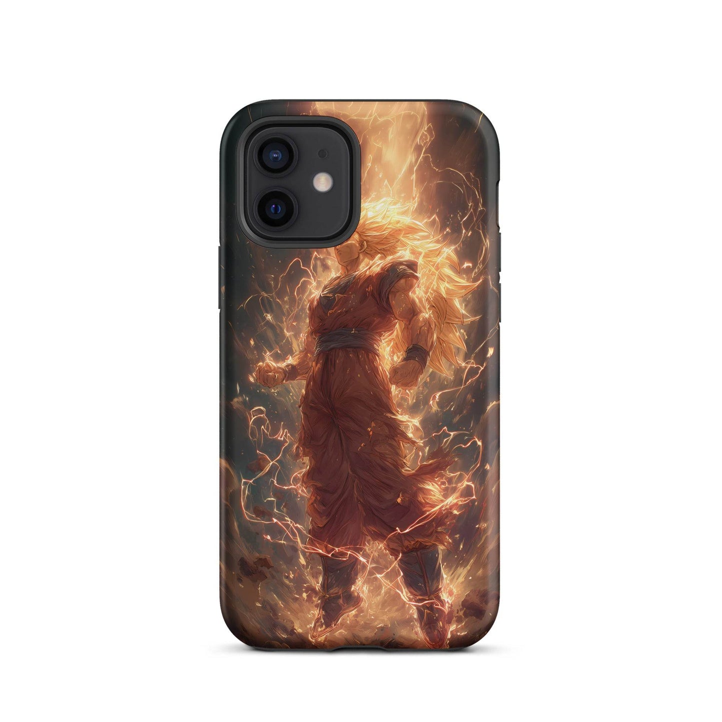 Super Saiyan 3 Goku, Dragon Ball Z Anime Fan Art Tough Case for iPhone® - Chromavolt