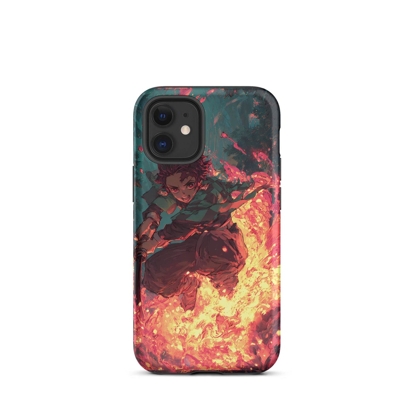 Tanjiro Kamado Hinokami Kagura, Demon Slayer Anime Tough Case for iPhone® - Chromavolt