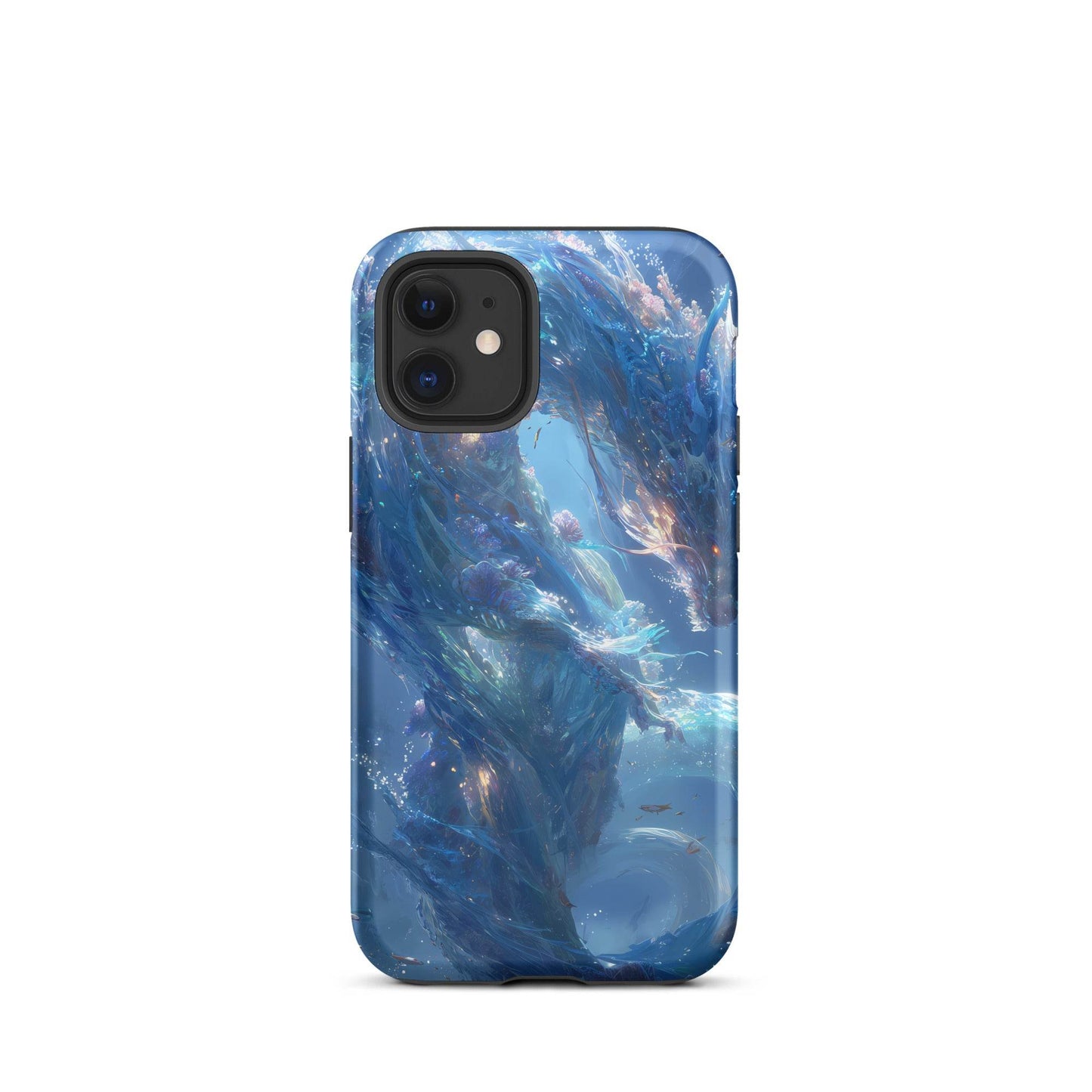 Water Dragon: The Serpent of Serenity Tough Case for iPhone® - Chromavolt