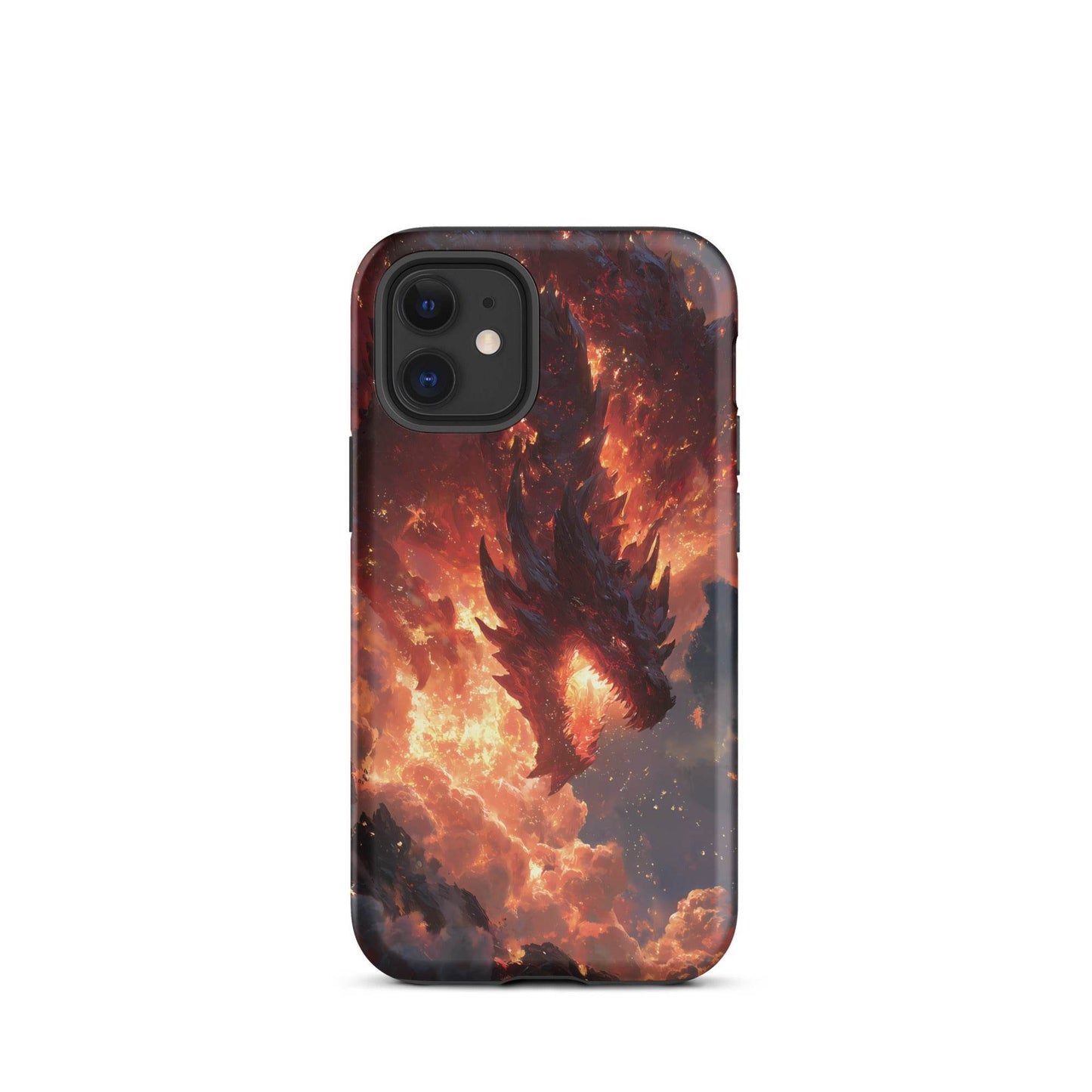 Fire Dragon: The Inferno Sovereign Tough Case for iPhone® - Chromavolt