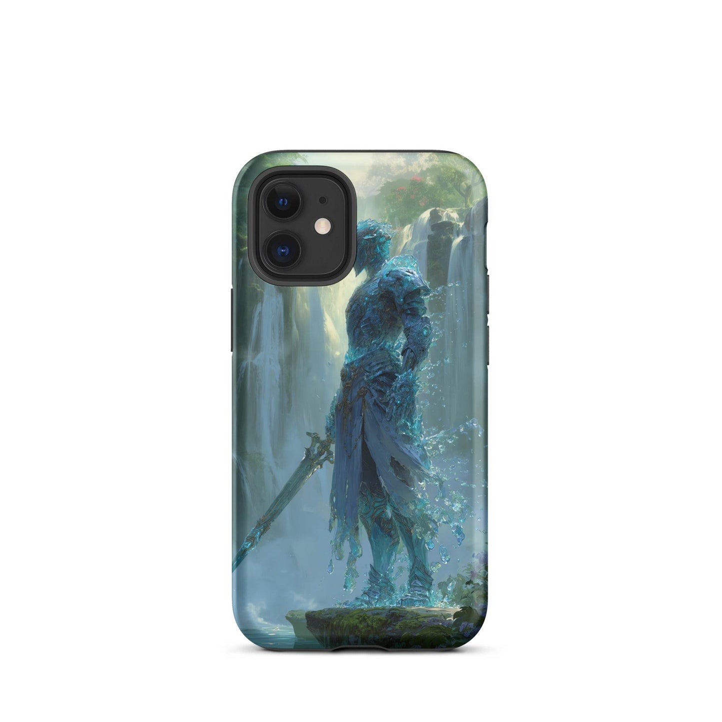 Water Elemental Knight, Original Anime Art Tough Case for iPhone® - Chromavolt