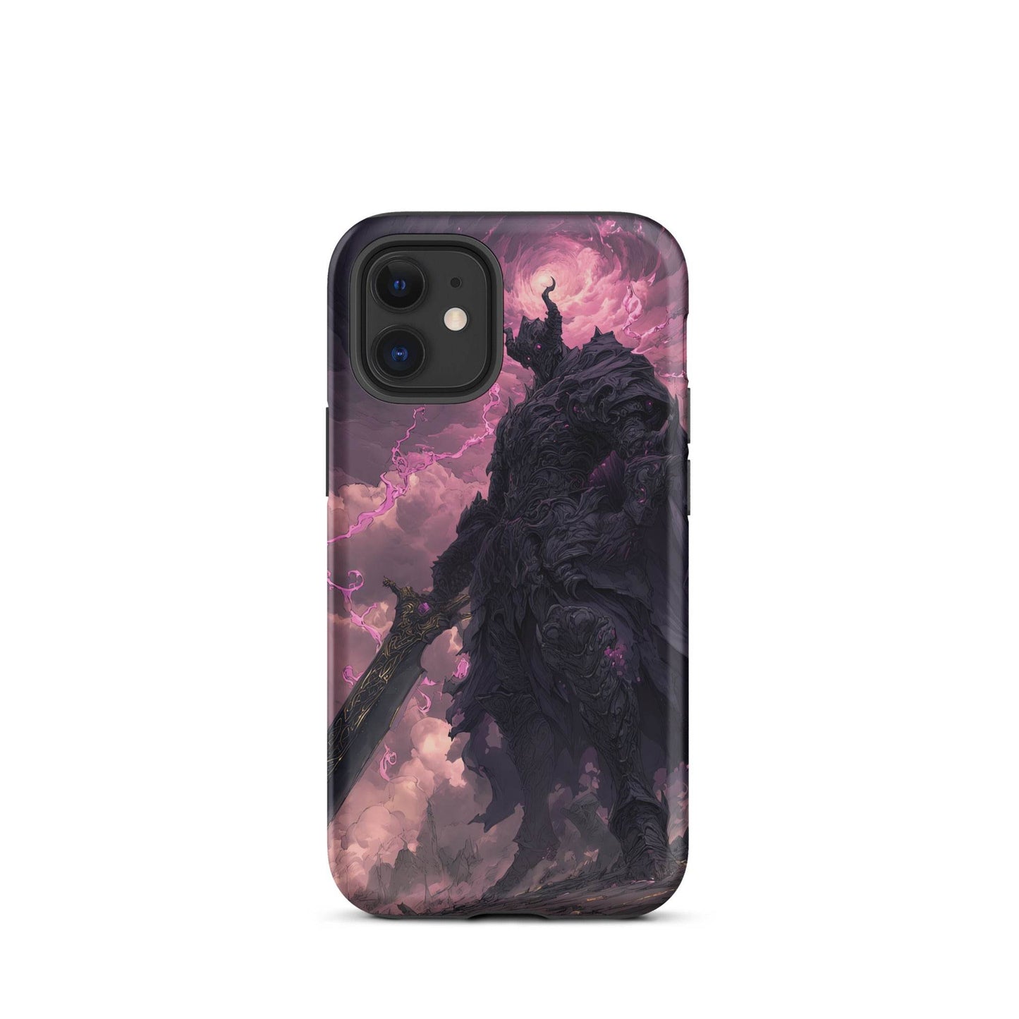 Dark Elemental Knight, Original Anime Art Tough Case for iPhone® - Chromavolt