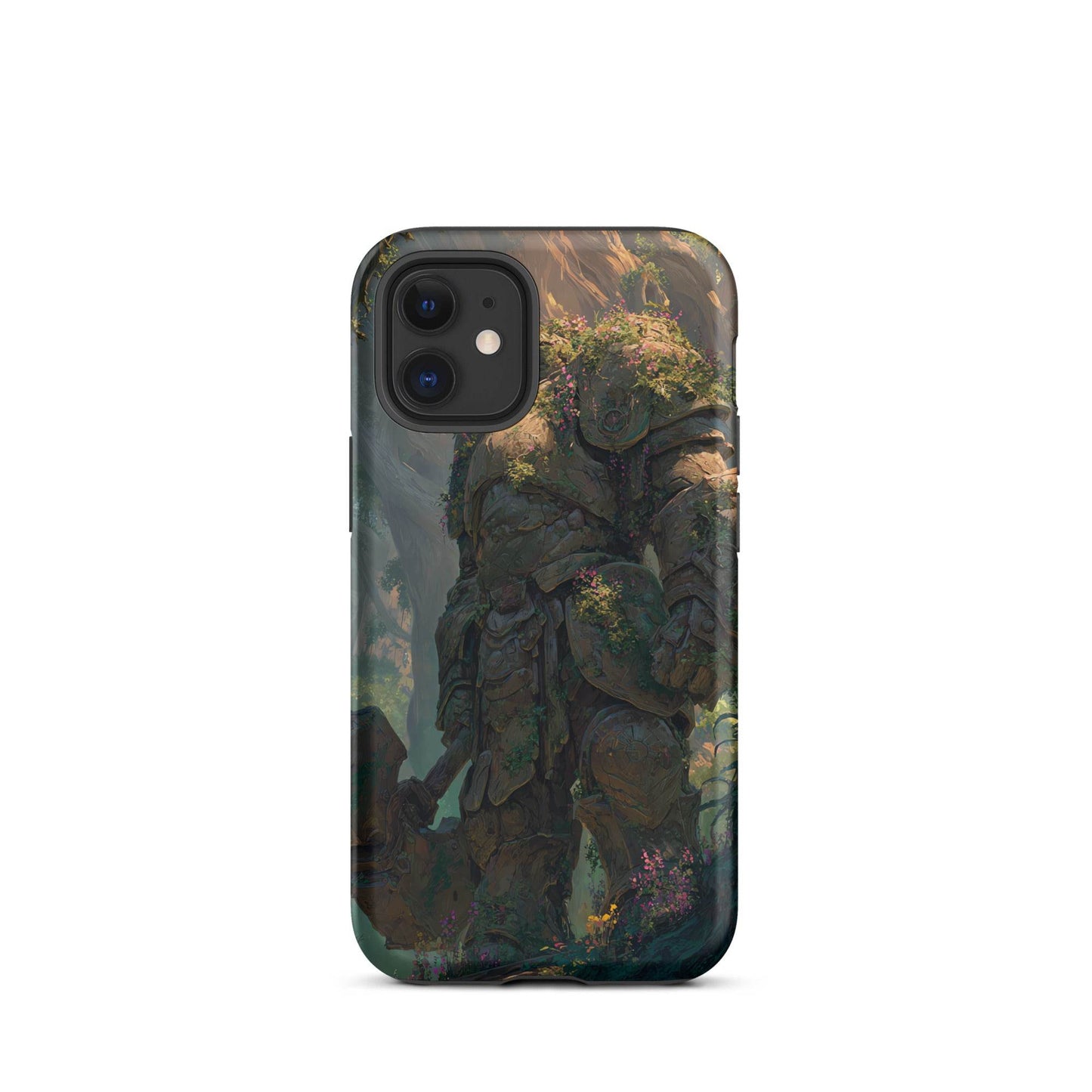 Earth Elemental Knight, Original Anime Art Tough Case for iPhone® - Chromavolt