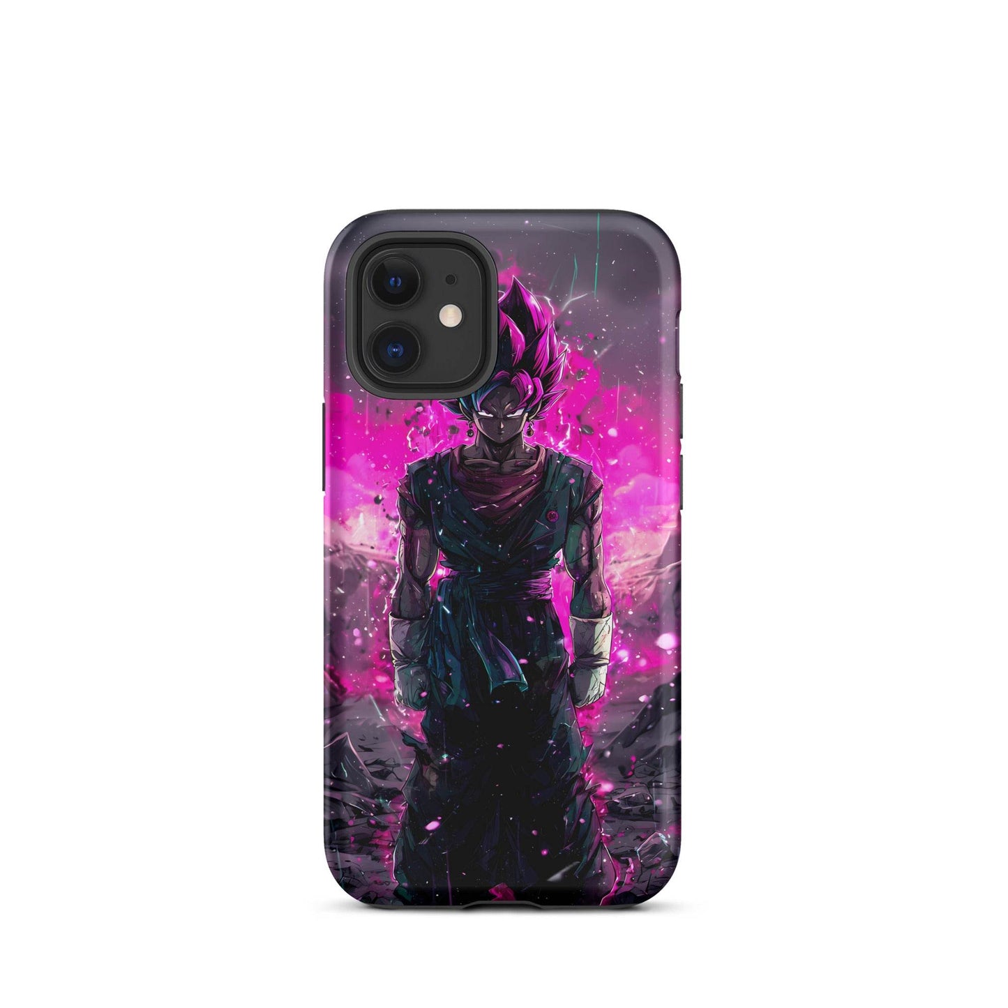 Super Saiyan Blue and Pink Rose Vegito, Dragon Ball Super Anime Fan Art Tough Case for iPhone® - Chromavolt