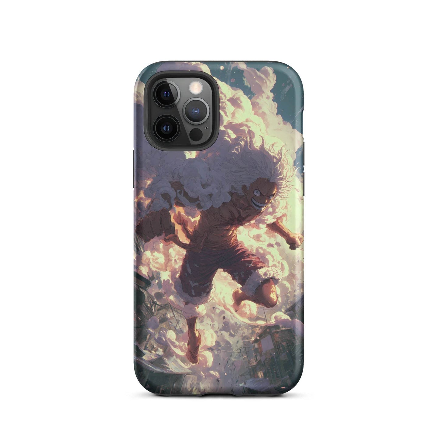 Monkey D Luffy Gear 5 Sun God Nika, One Piece Anime Tough Case for iPhone® - Chromavolt