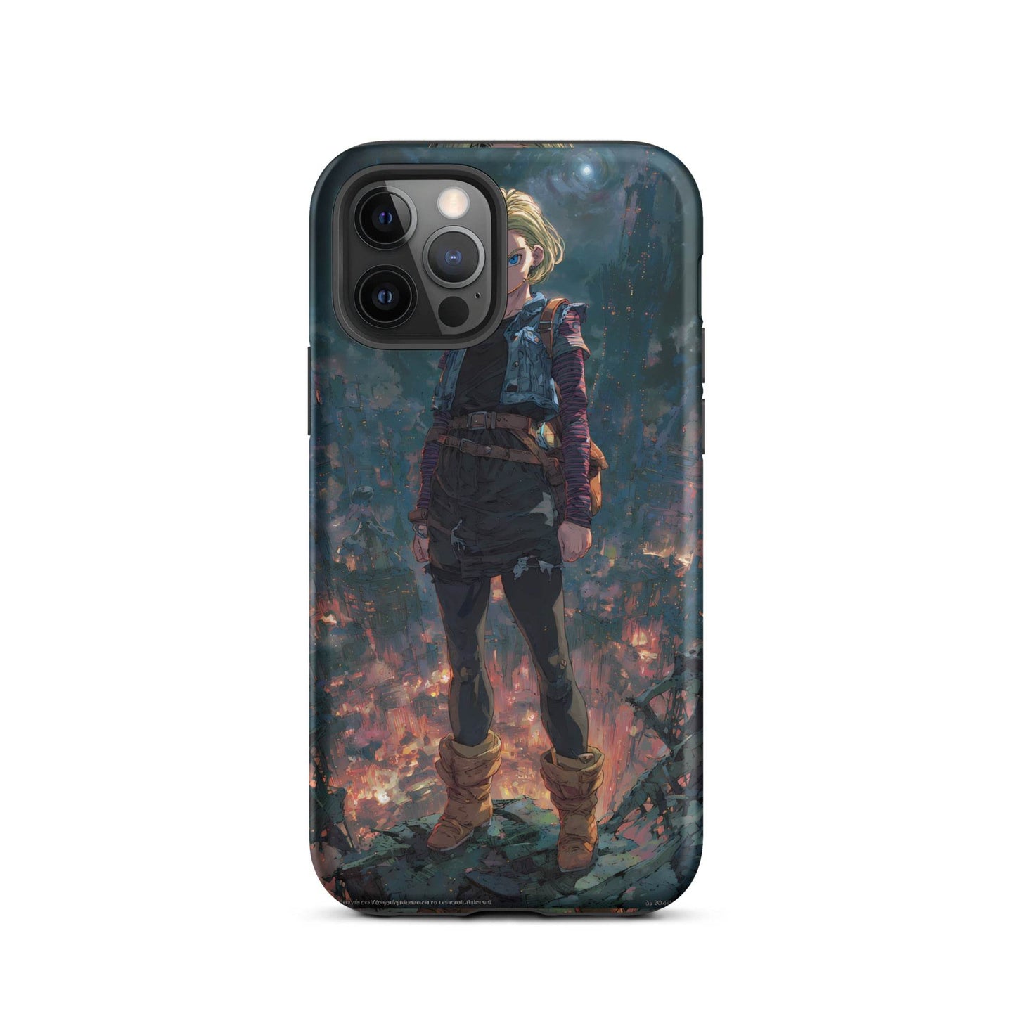 Android 18 Dragon Ball Z Anime Tough Case for iPhone® - Chromavolt
