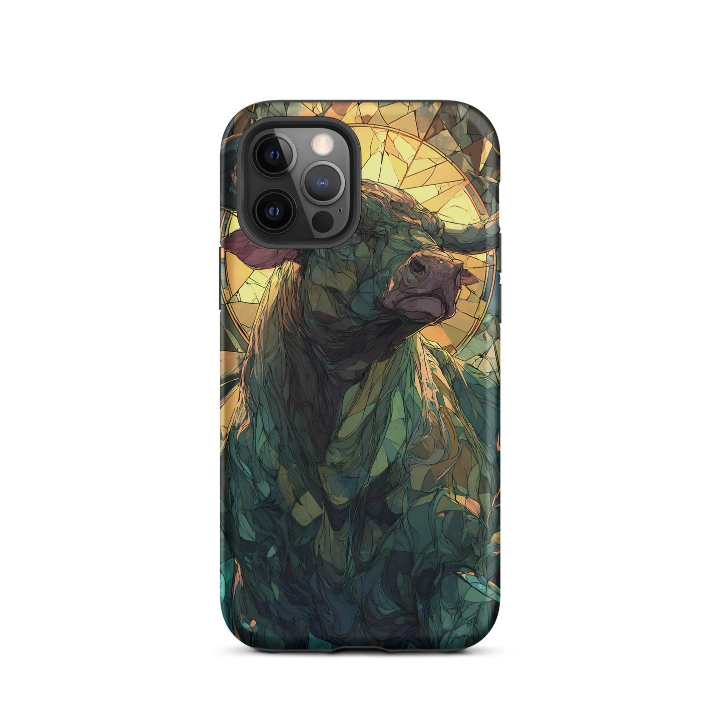 Taurus Zodiac Sign Fan Art Tough Case for iPhone® - Chromavolt
