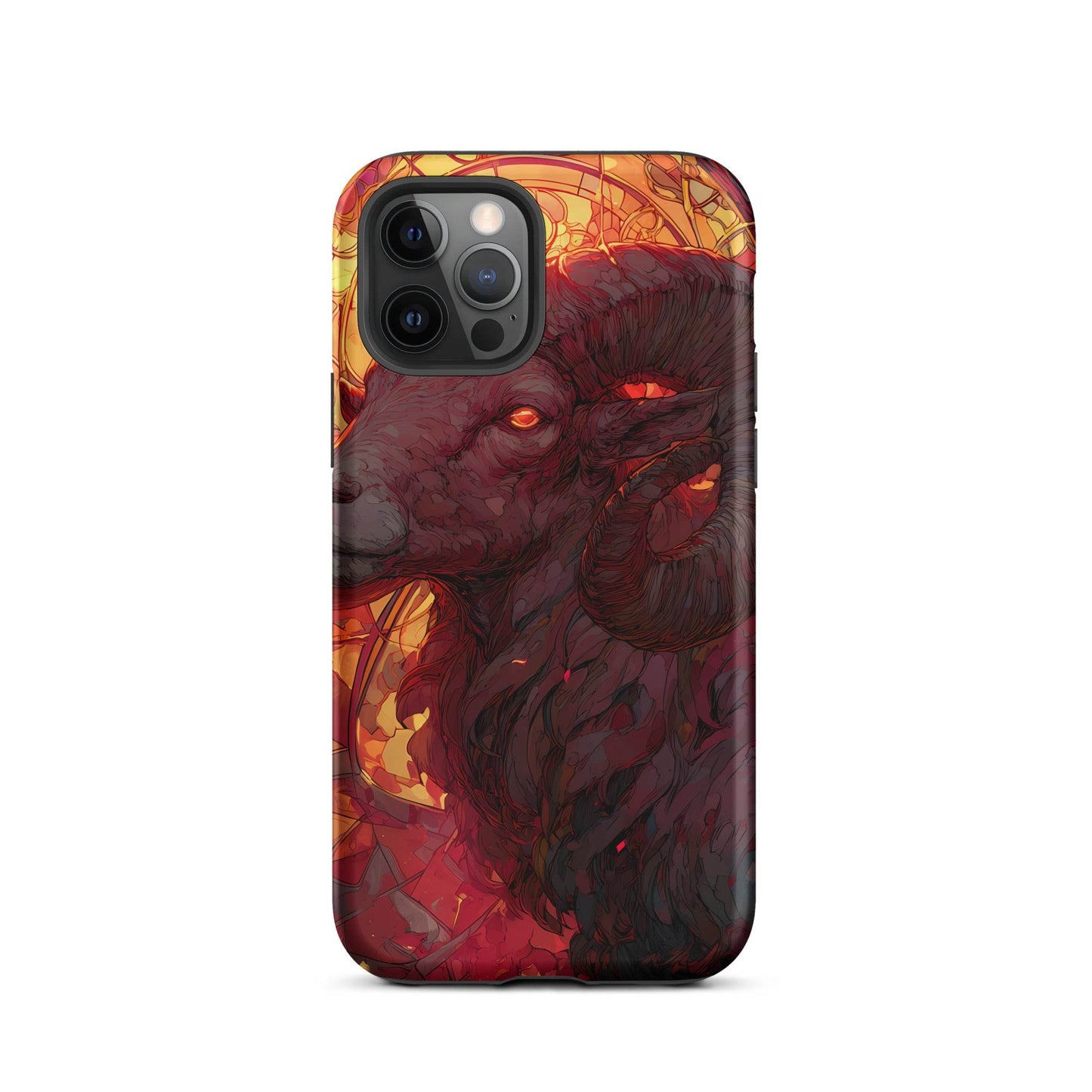 Aries Zodiac Sign Fan Art Tough Case for iPhone® - Chromavolt