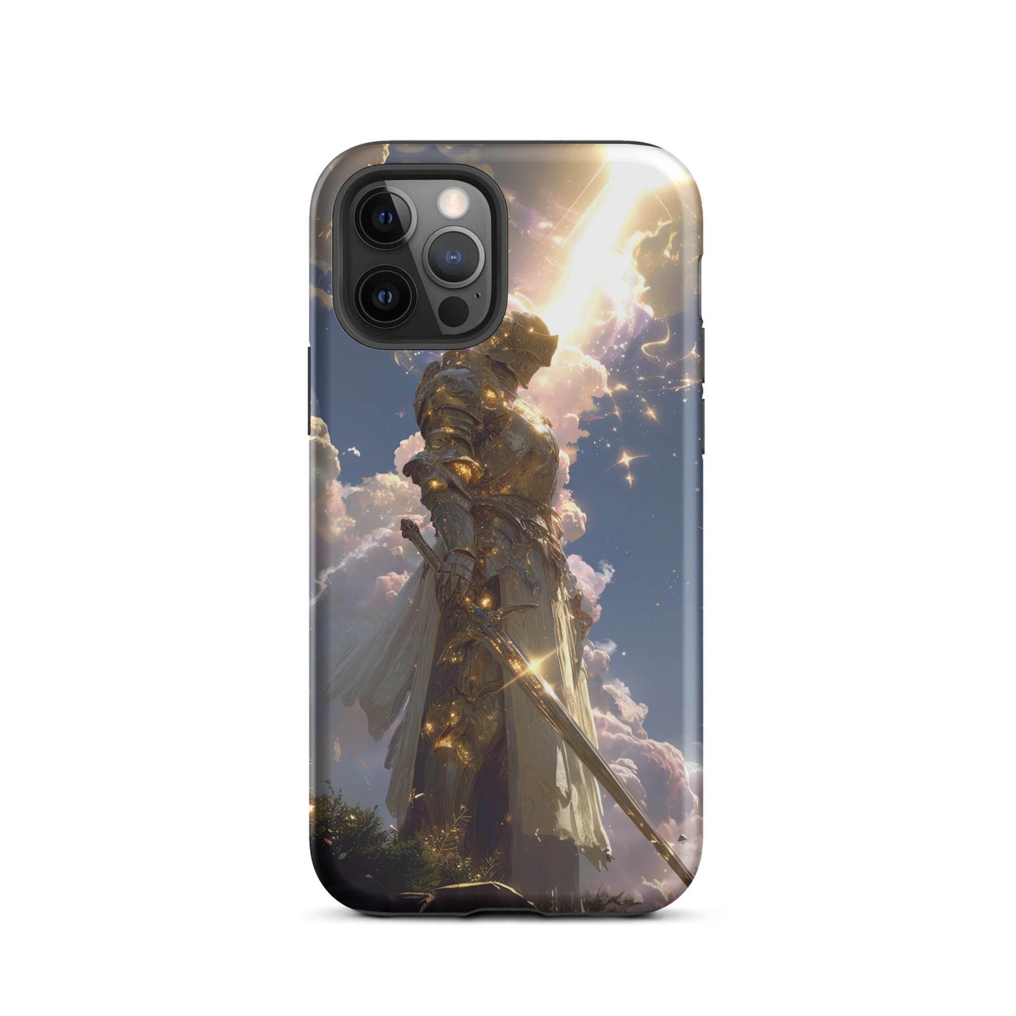 Light Elemental Knight, Original Anime Art Tough Case for iPhone® - Chromavolt