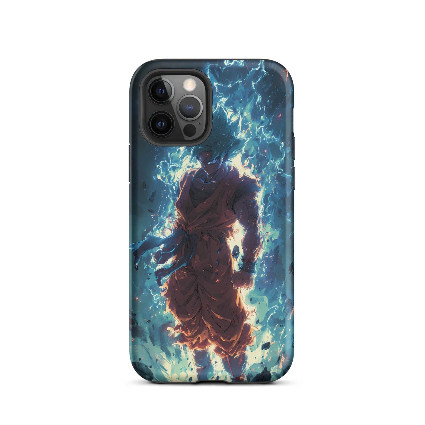 Super Saiyan Blue Goku, Dragon Ball Super Anime Fan Art Tough Case for iPhone® - Chromavolt