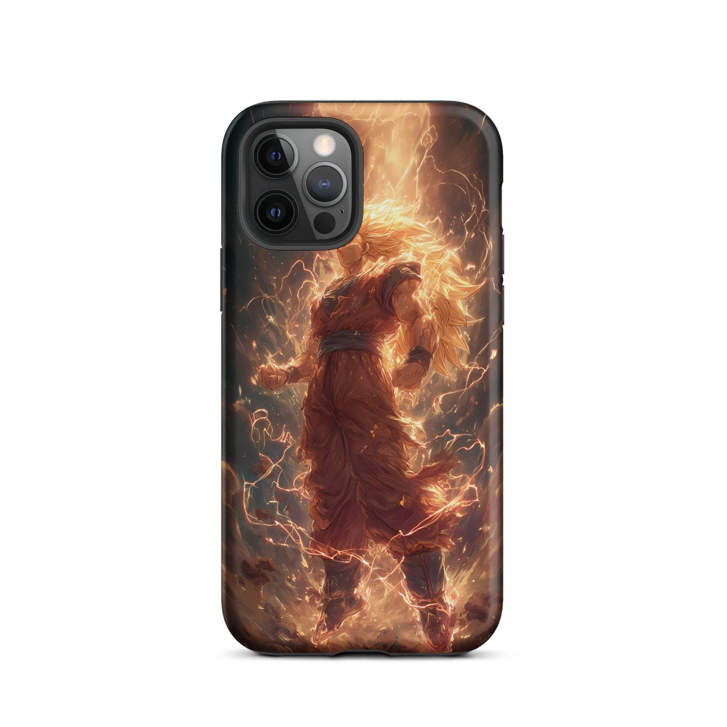 Super Saiyan 3 Goku, Dragon Ball Z Anime Fan Art Tough Case for iPhone® - Chromavolt