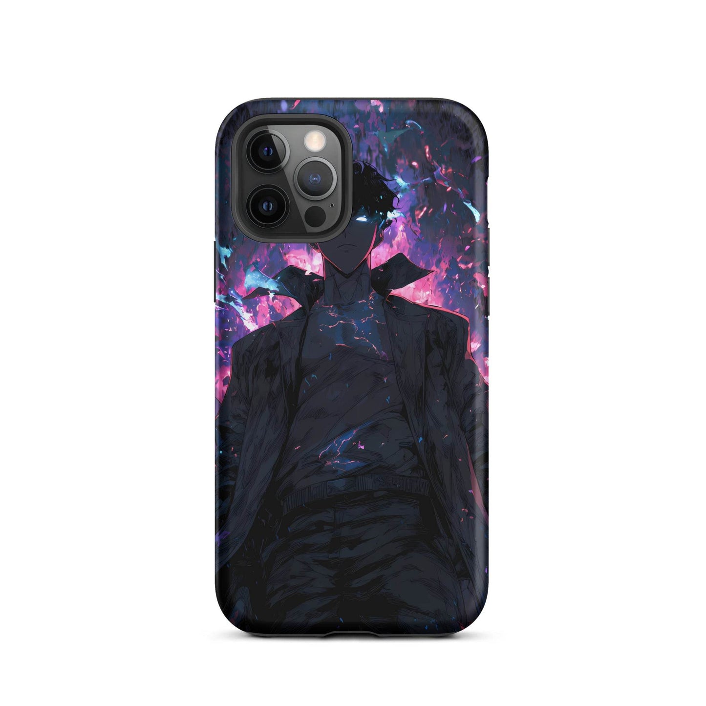 Solo Leveling Sung Jin Woo Anime Fan Art Tough Case for iPhone® - Chromavolt