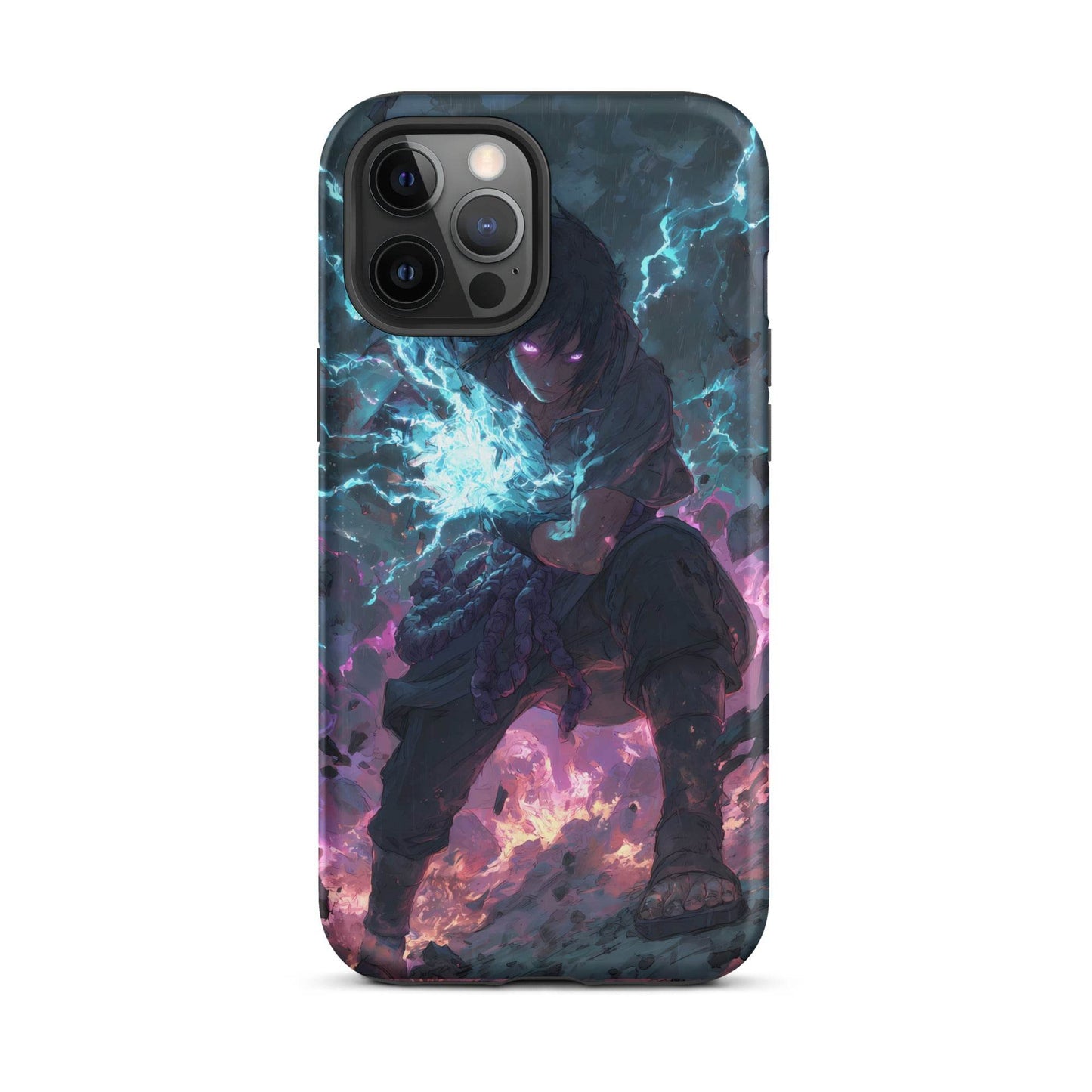 Sasuke Uchiha Chidori, Naruto Shippuden Tough Case for iPhone® - Chromavolt