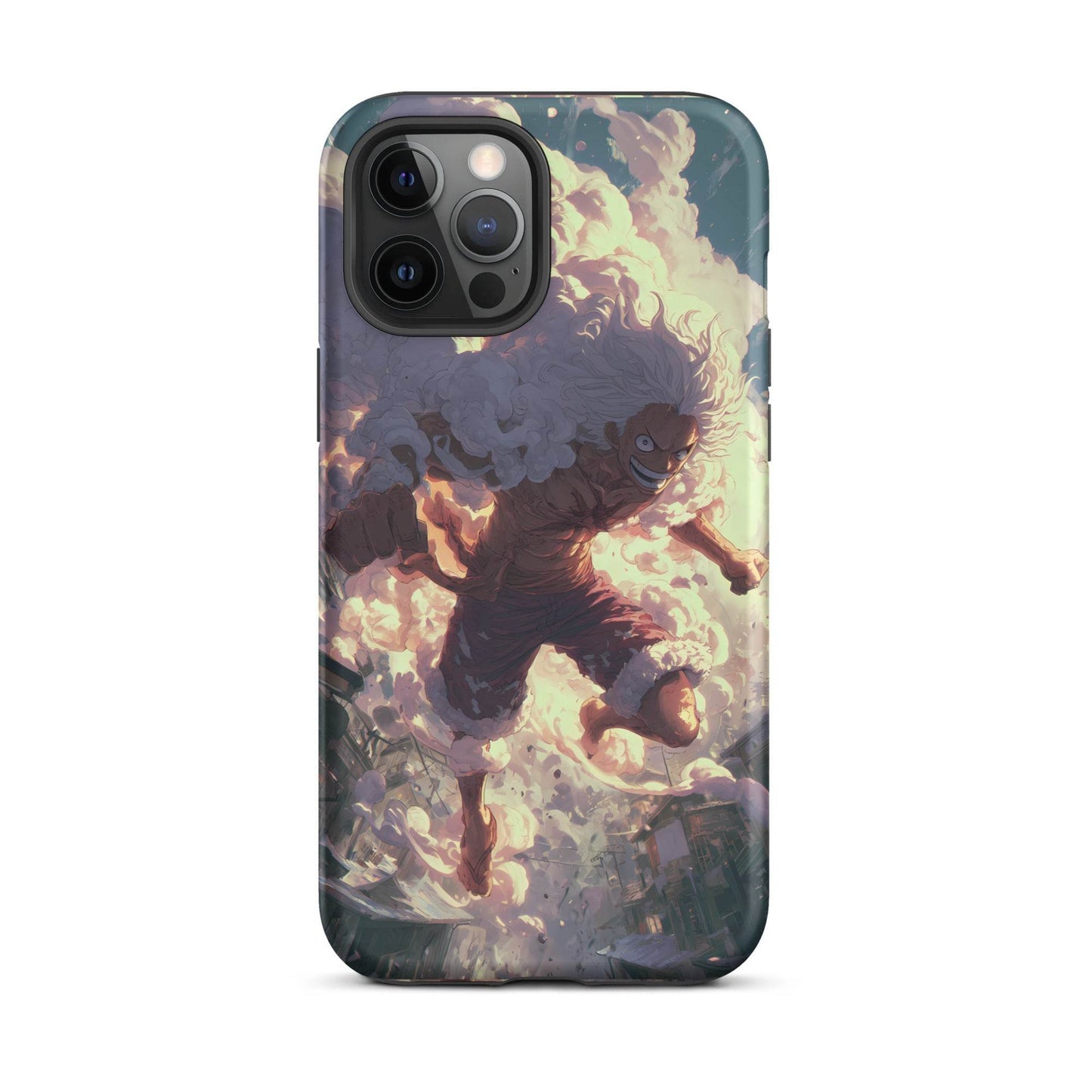 Monkey D Luffy Gear 5 Sun God Nika, One Piece Anime Tough Case for iPhone® - Chromavolt