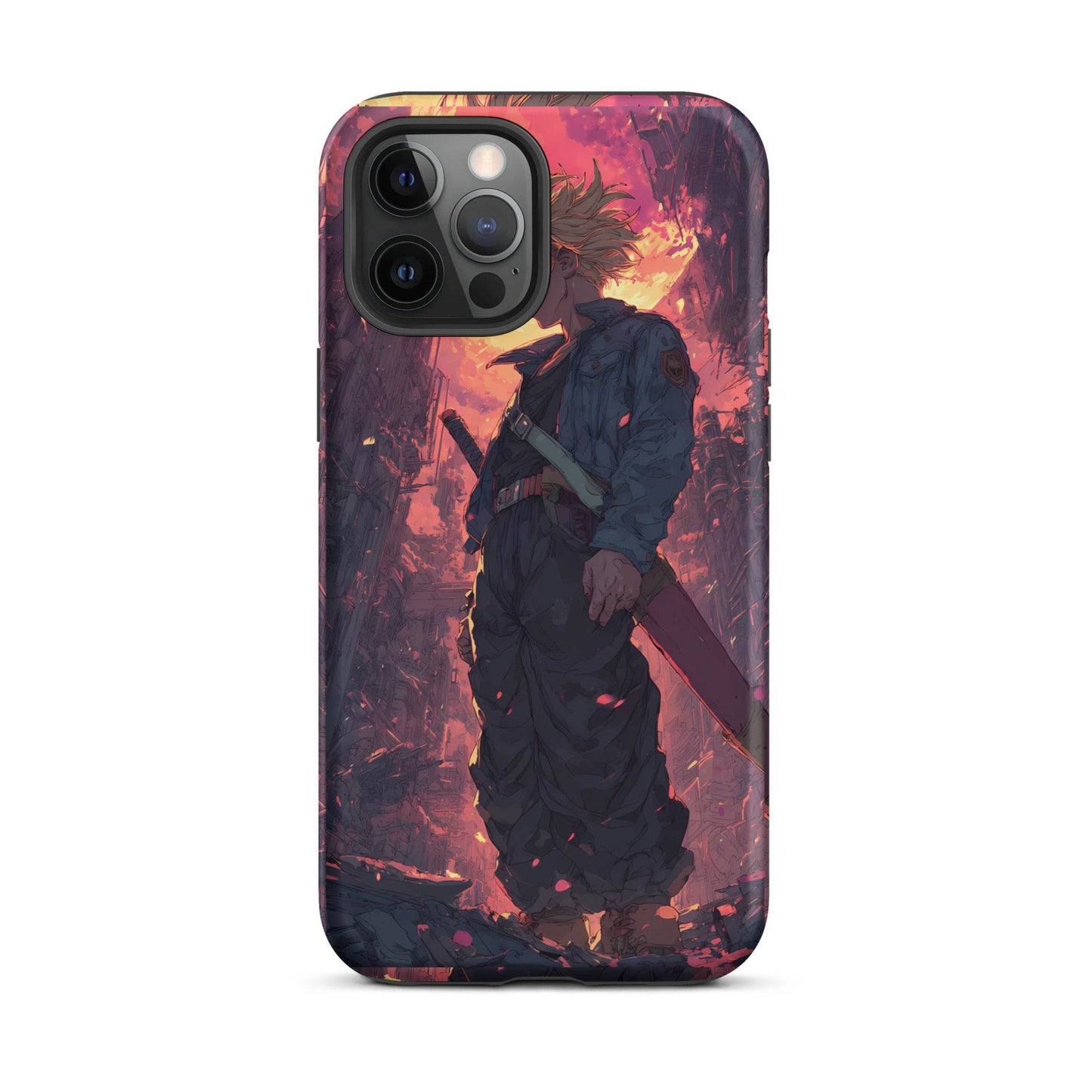 Super Saiyan Trunks Dragon Ball Z Tough Case for iPhone® - Chromavolt