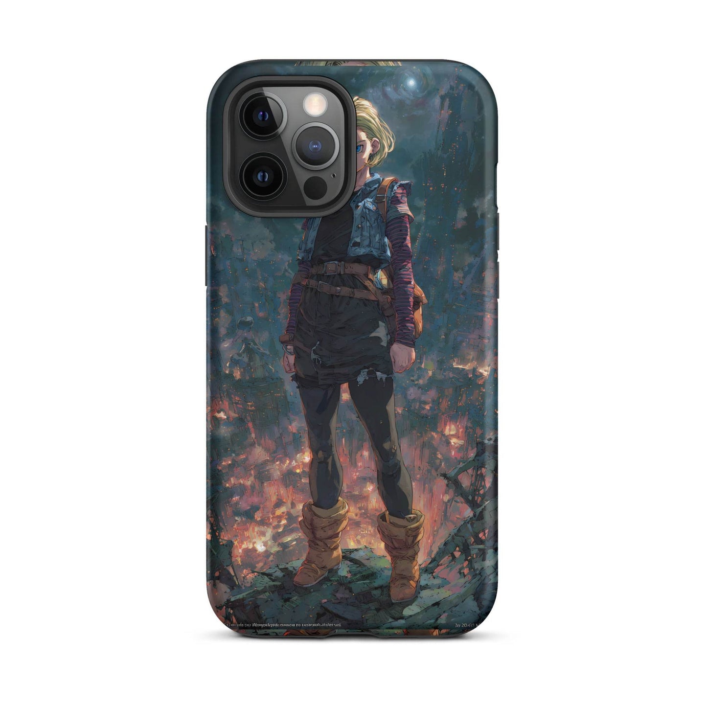 Android 18 Dragon Ball Z Anime Tough Case for iPhone® - Chromavolt