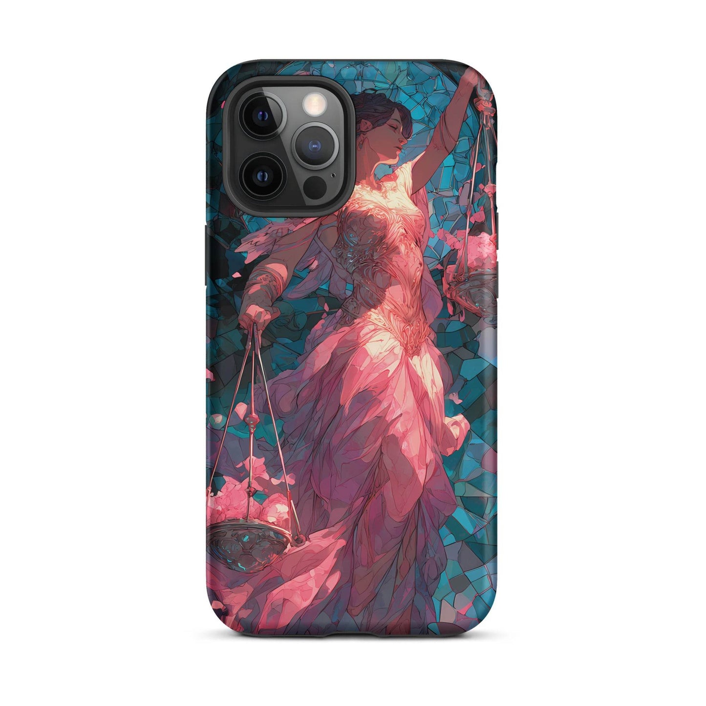 Libra Zodiac Sign Fan Art Tough Case for iPhone® - Chromavolt