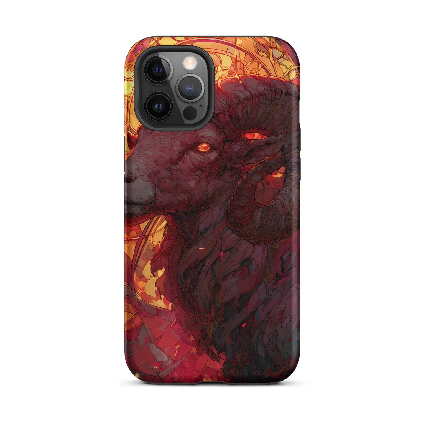 Aries Zodiac Sign Fan Art Tough Case for iPhone® - Chromavolt