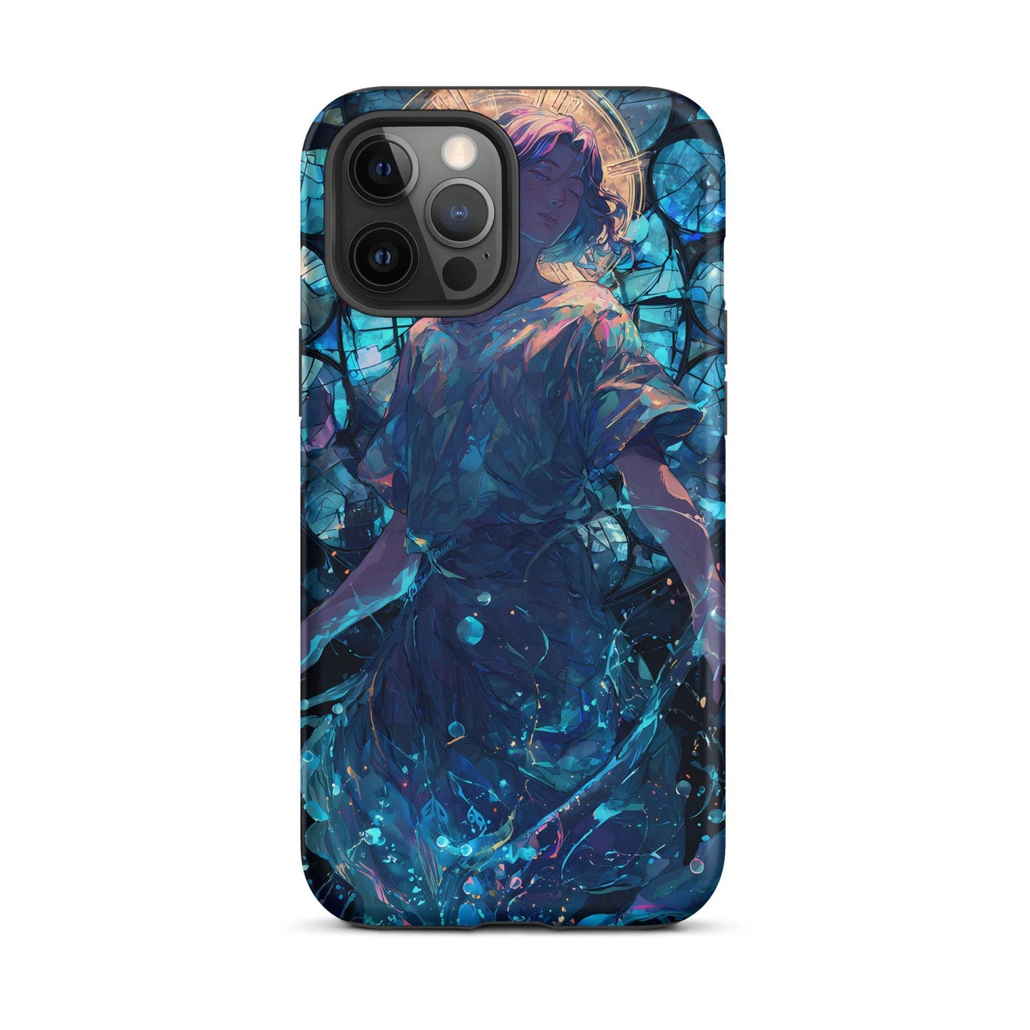 Aquarius Zodiac Sign Fan Art Tough Case for iPhone® - Chromavolt