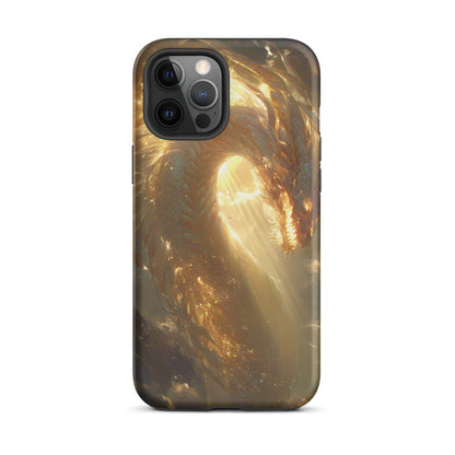 Light Dragon: The Celestial Flame Tough Case for iPhone® - Chromavolt