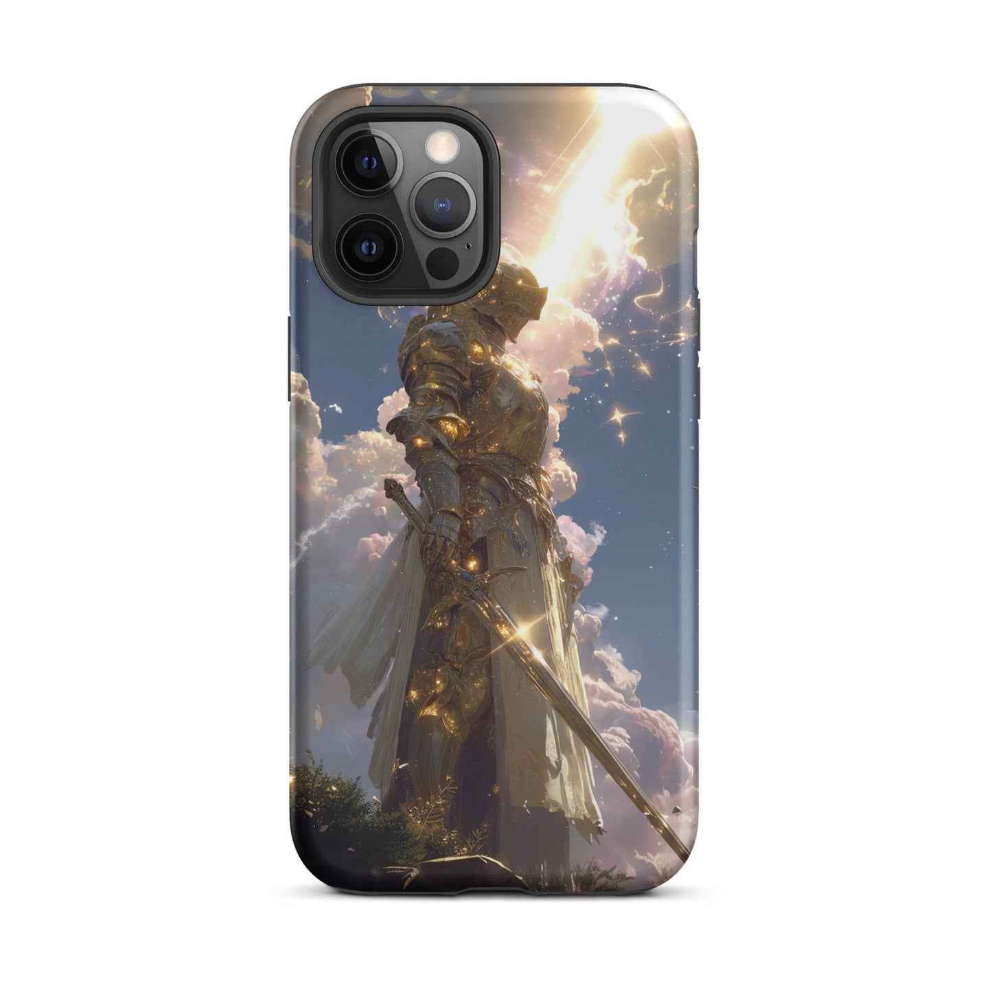Light Elemental Knight, Original Anime Art Tough Case for iPhone® - Chromavolt